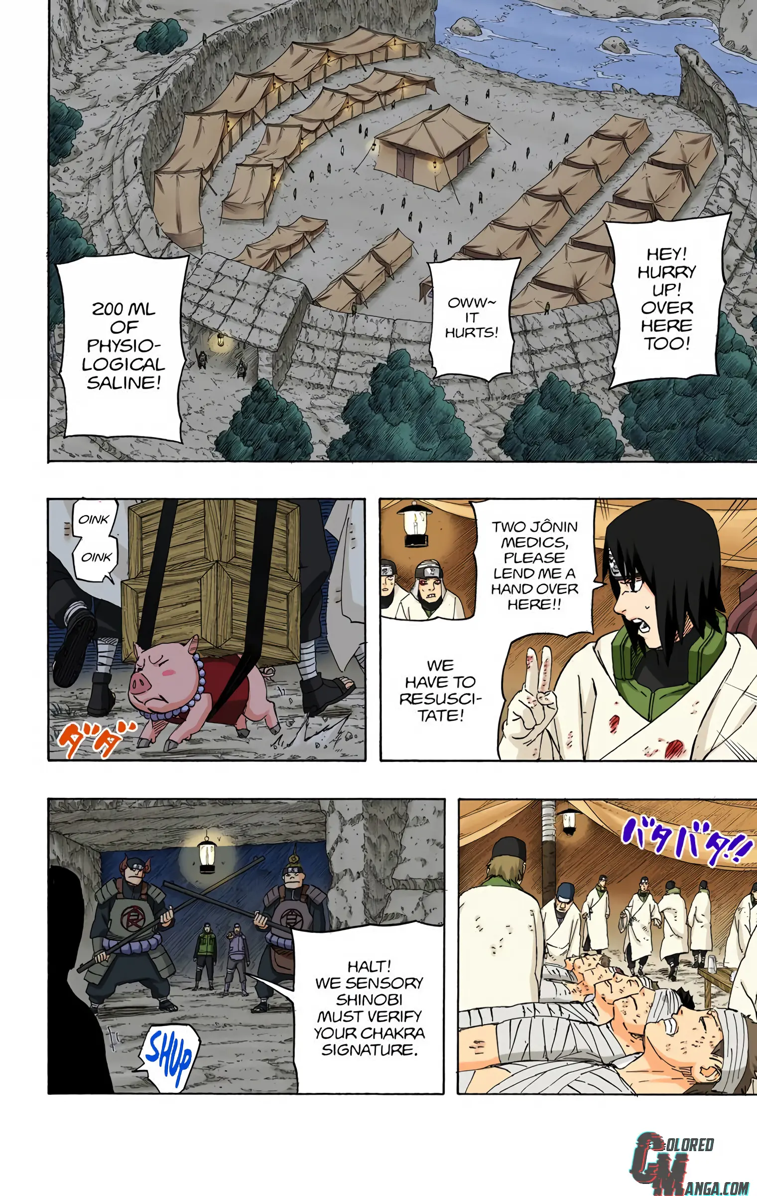Naruto Colored Manga Online, chapter 539, page 6