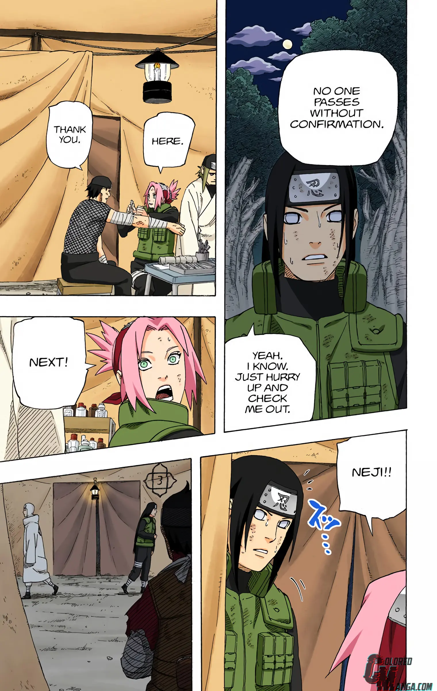 Naruto Colored Manga Online, chapter 539, page 7