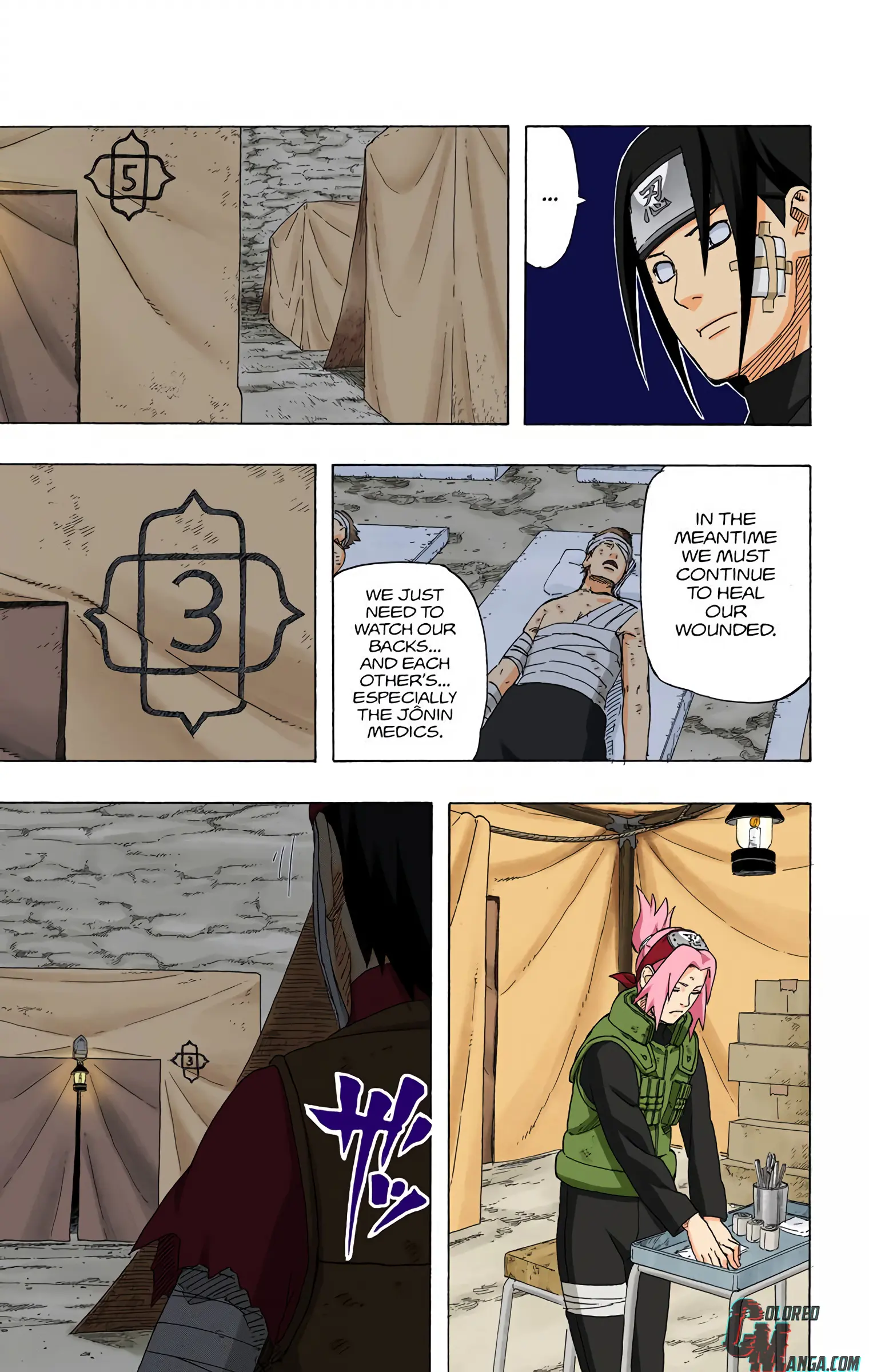 Naruto Colored Manga Online, chapter 539, page 13