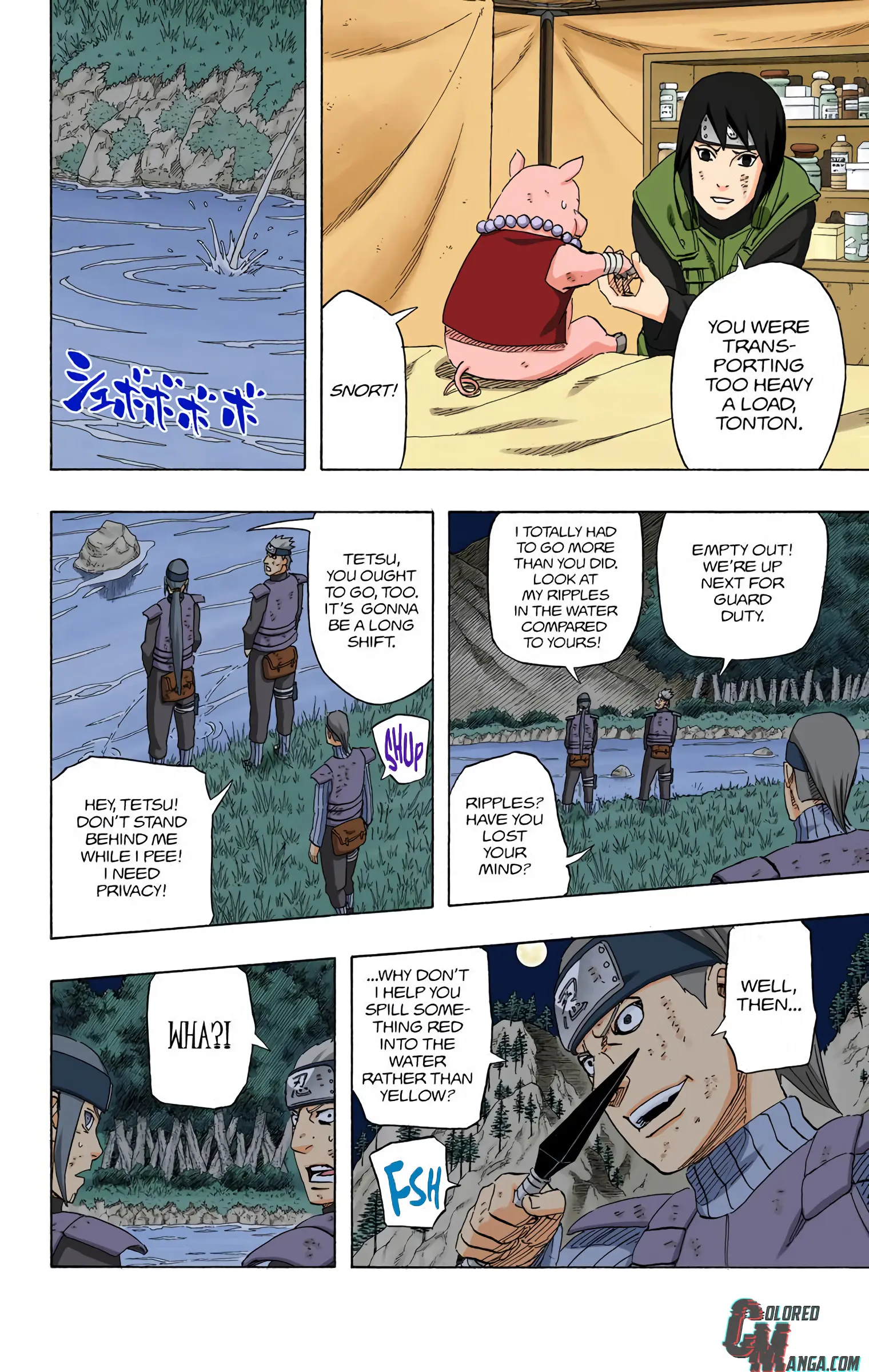 Naruto Colored Manga Online, chapter 540, page 11