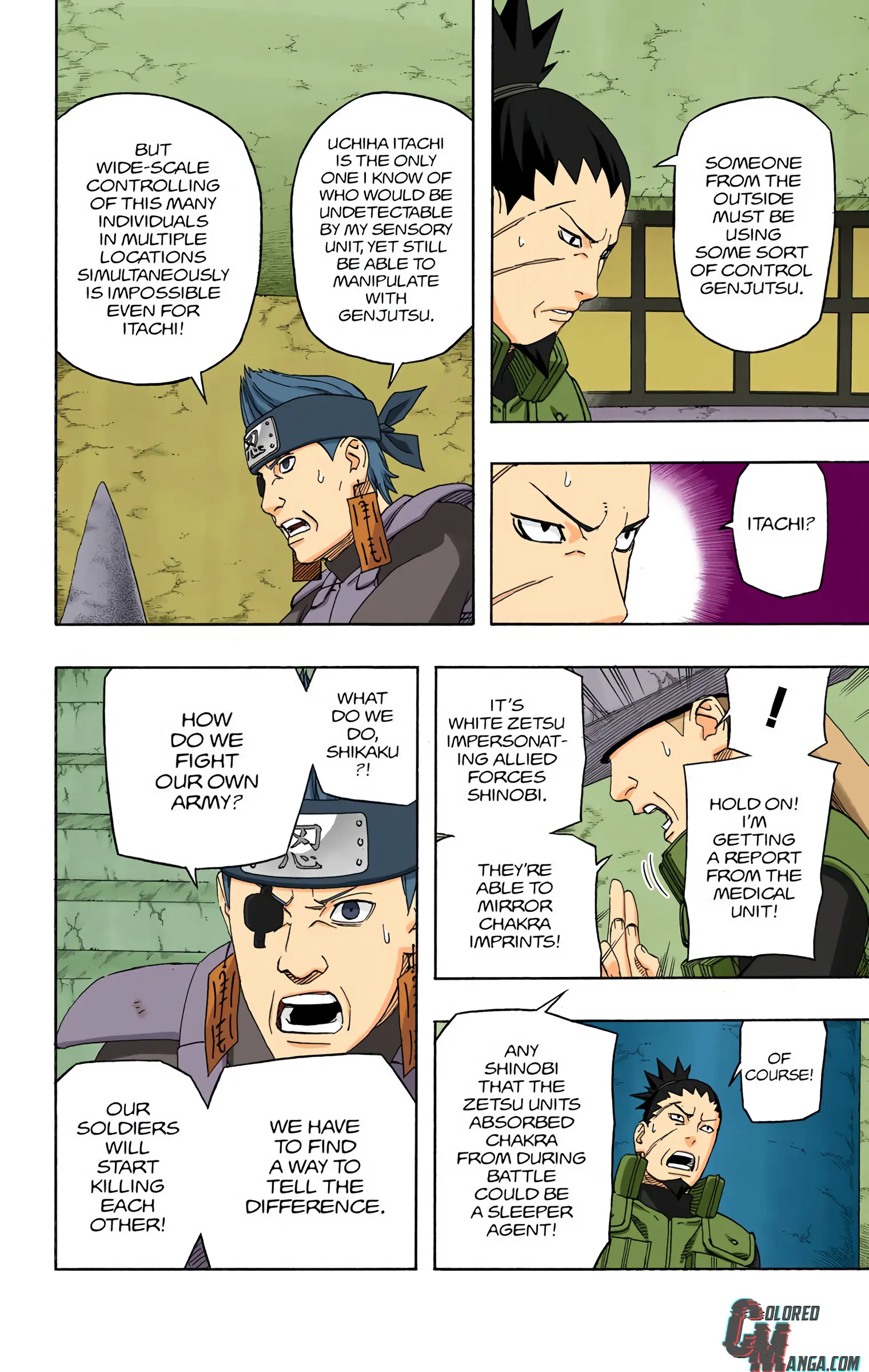 Naruto Colored Manga Online, chapter 540, page 13