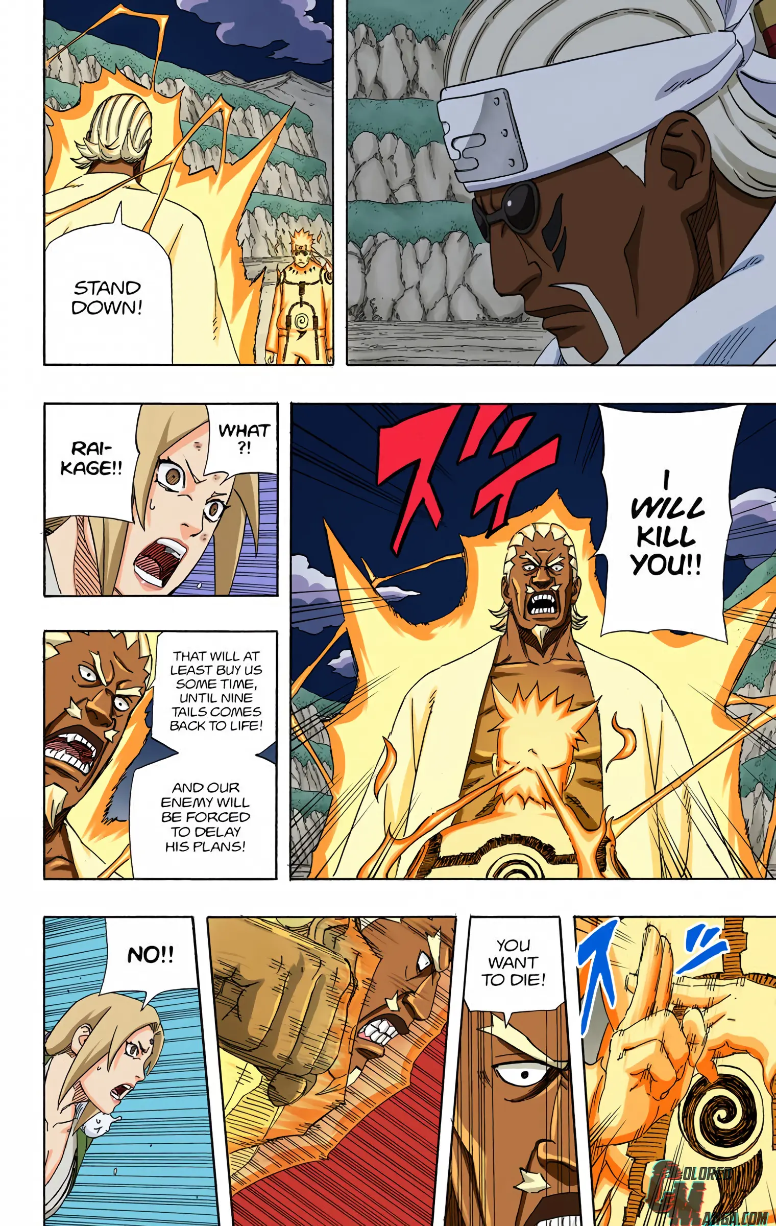 Naruto Colored Manga Online, chapter 541, page 11