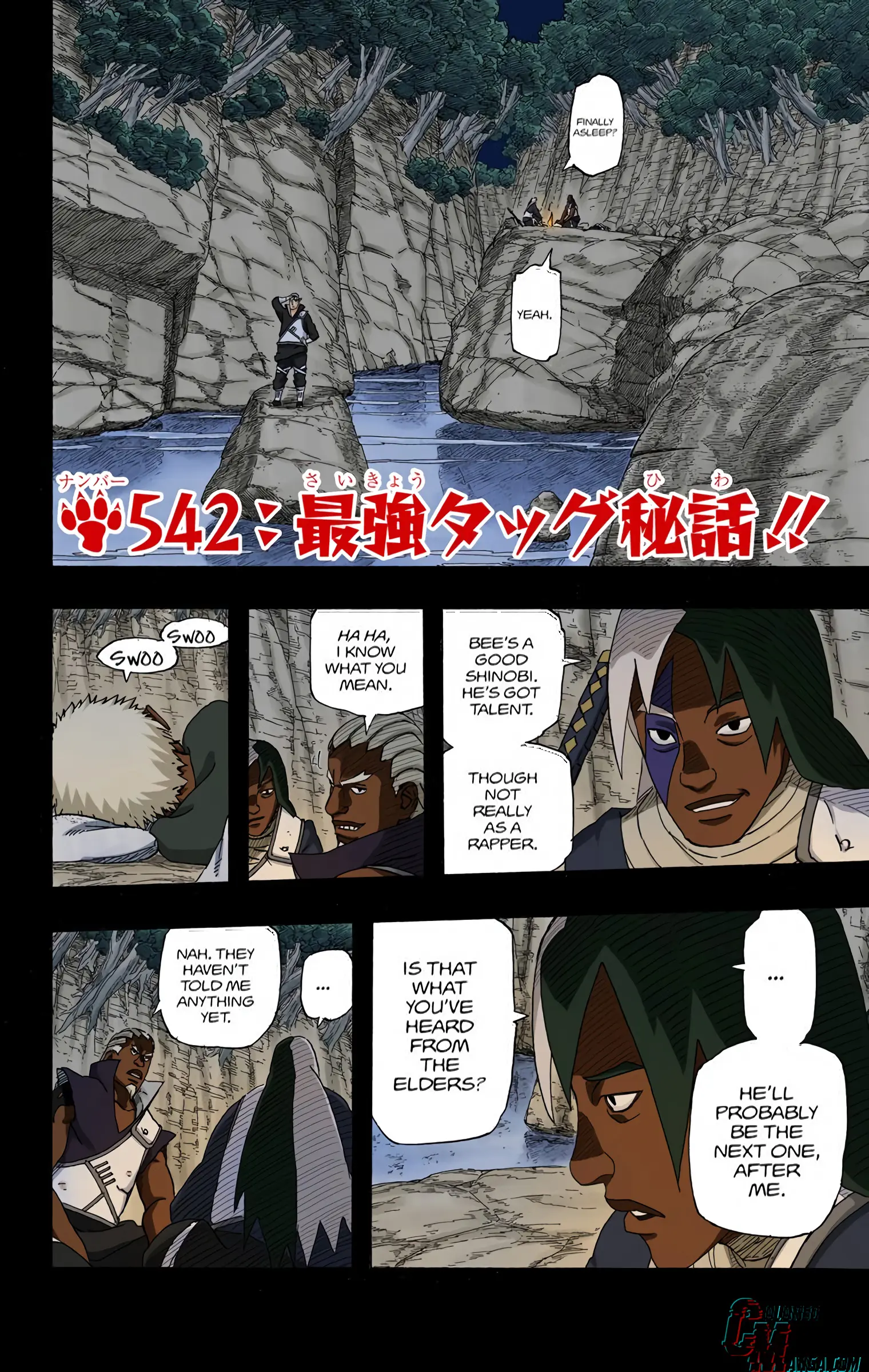 Naruto Colored Manga Online, chapter 542, page 2