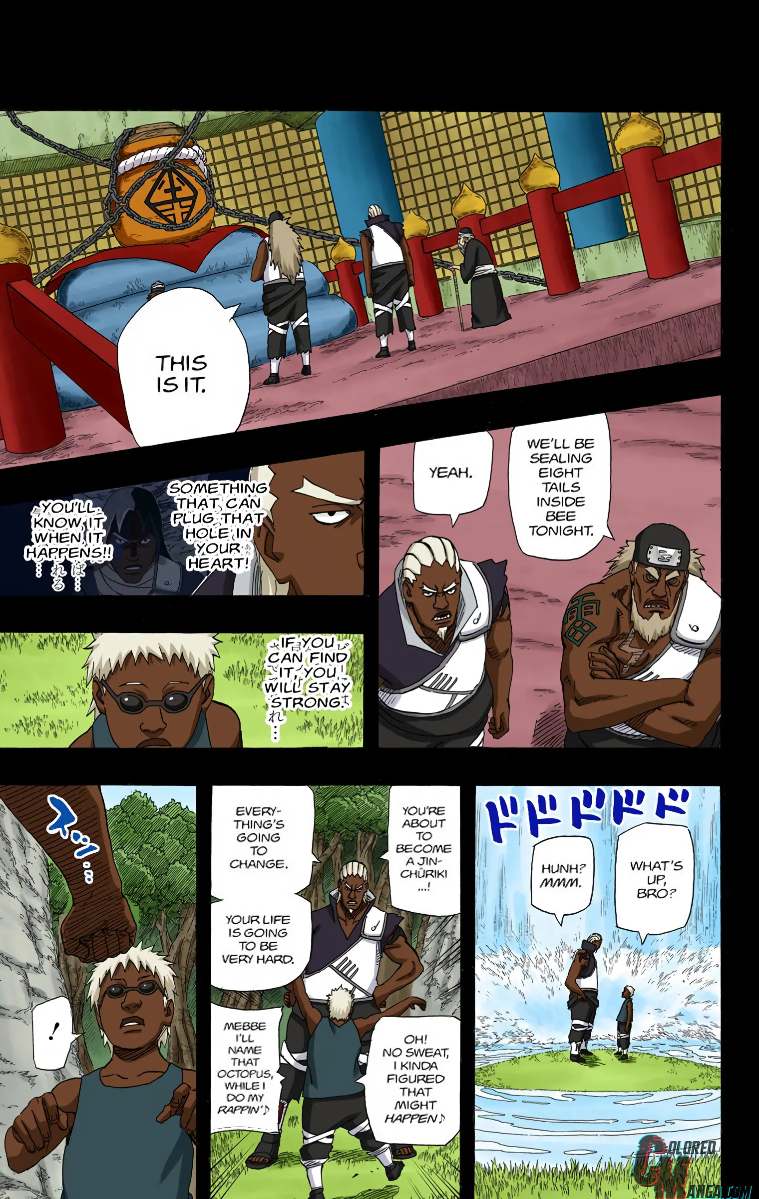 Naruto Colored Manga Online, chapter 542, page 9