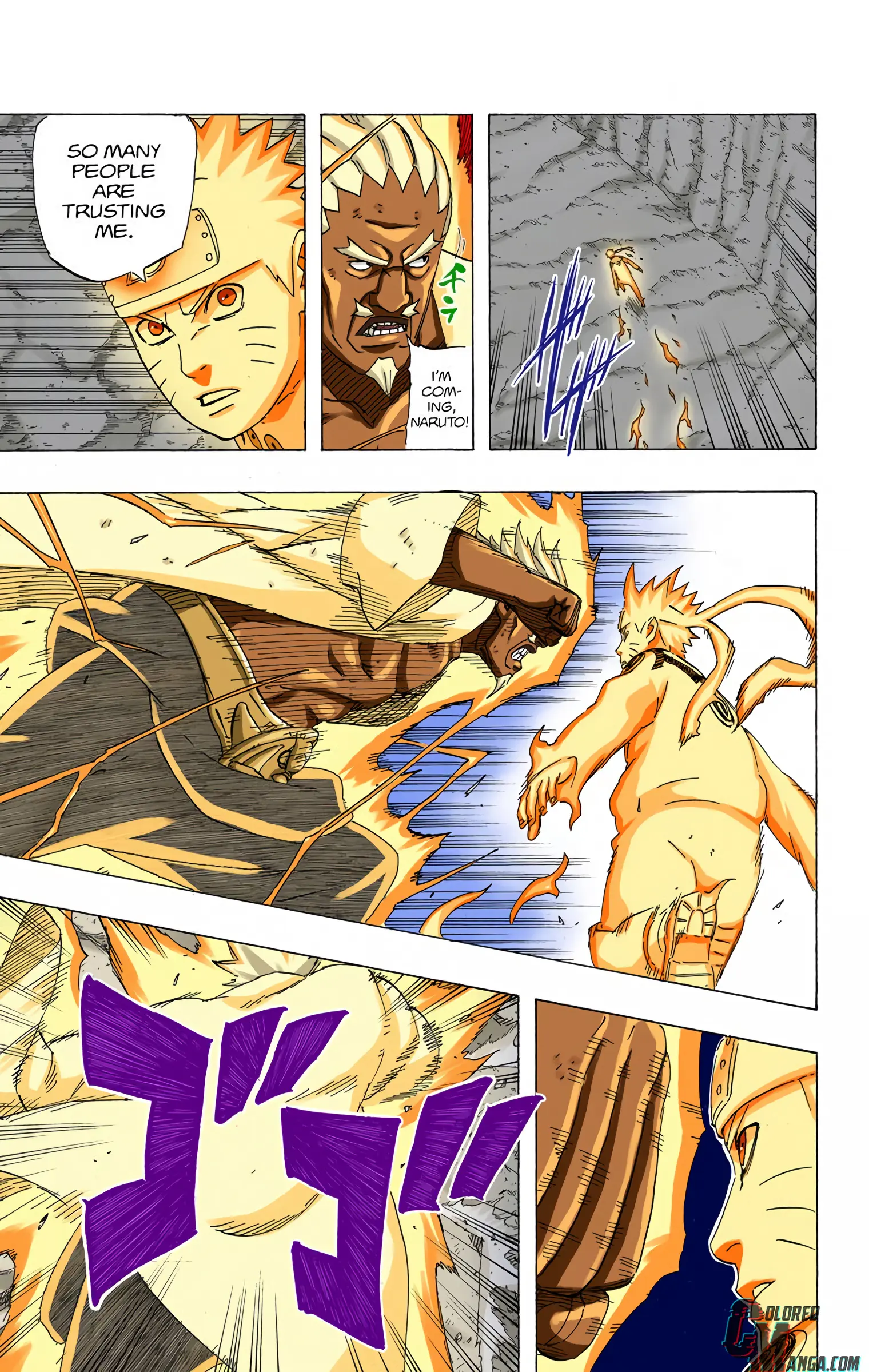 Naruto Colored Manga Online, chapter 544, page 11