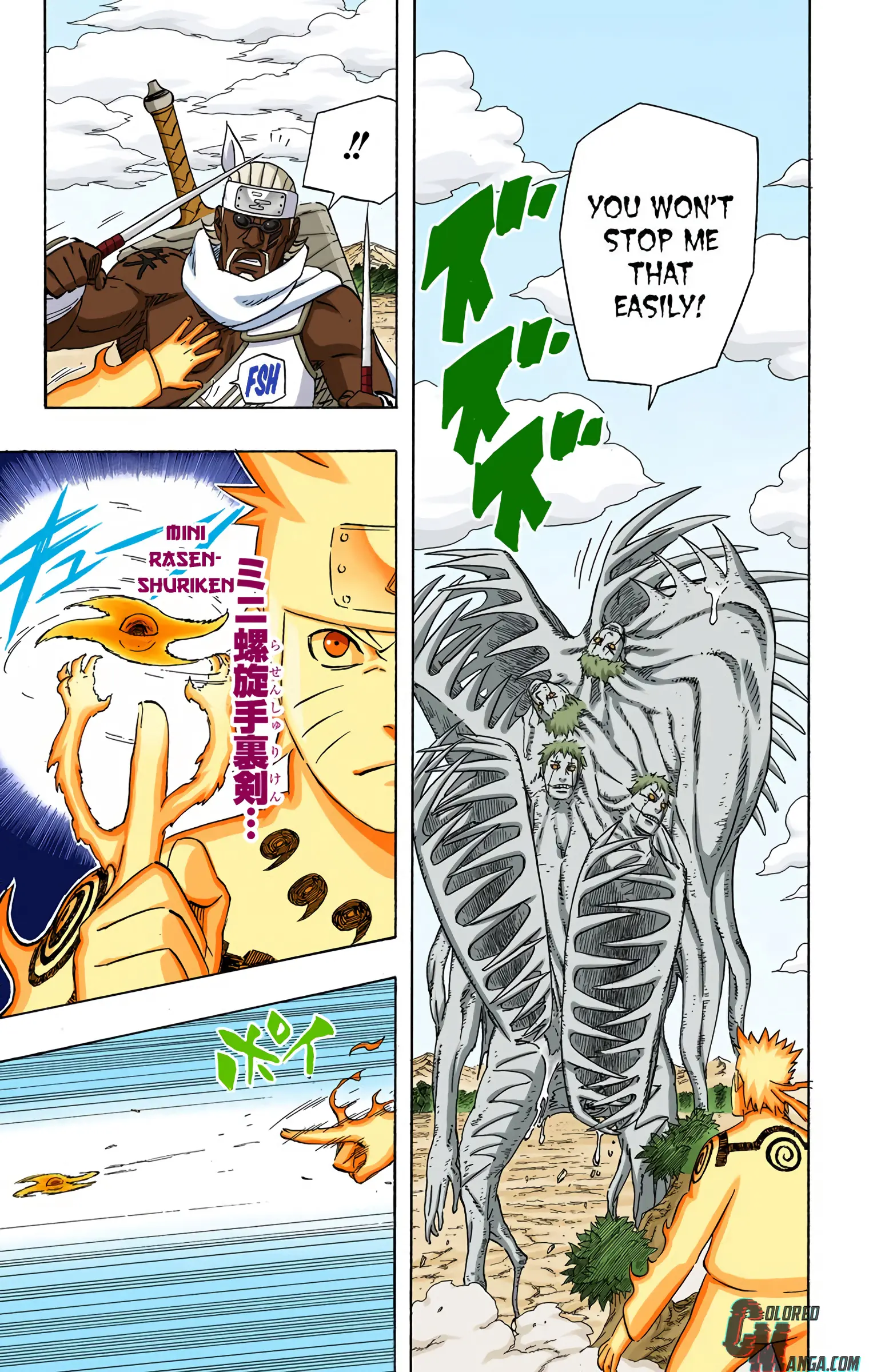 Naruto Colored Manga Online, chapter 545, page 20