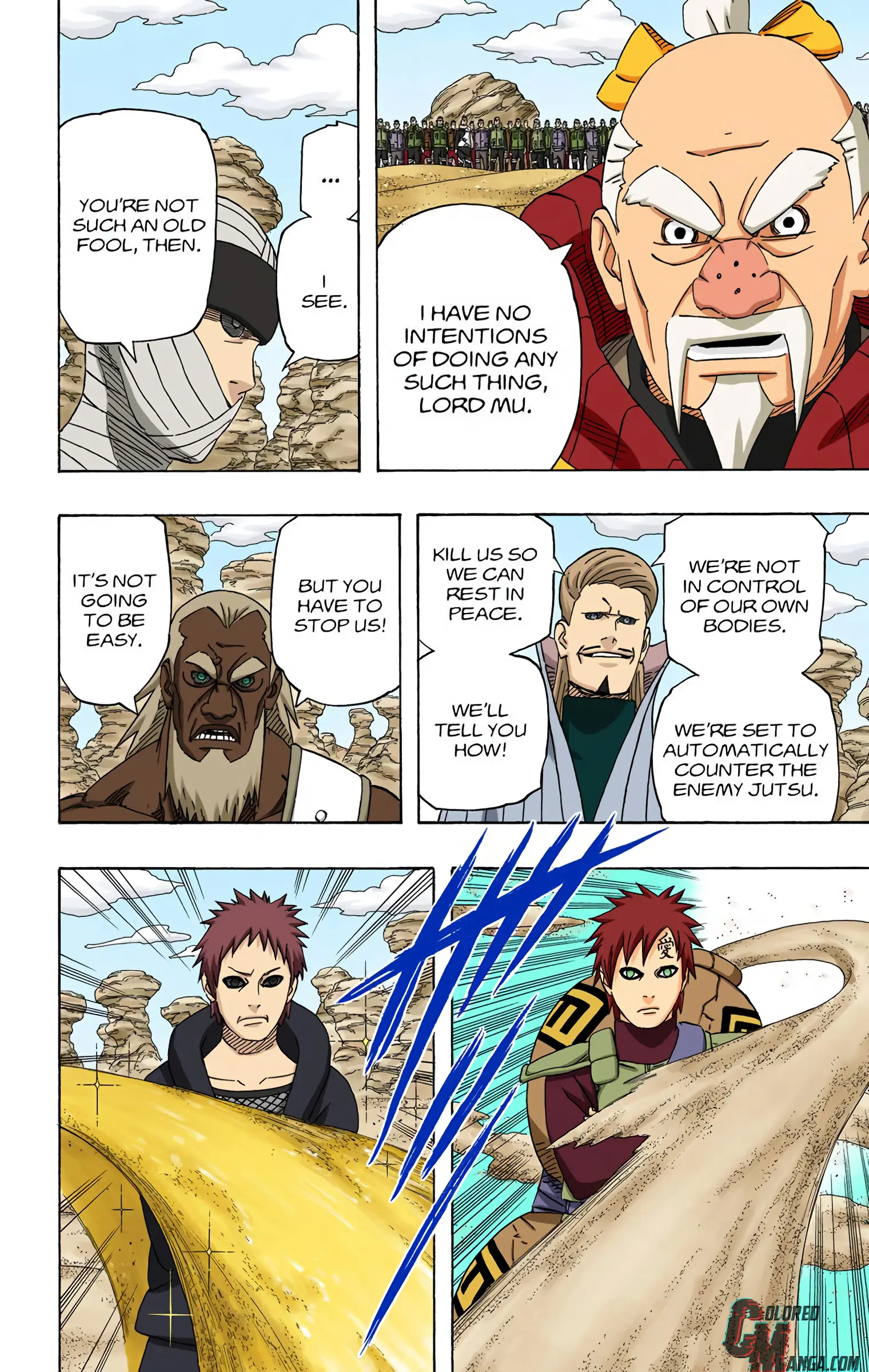 Naruto Colored Manga Online, chapter 547, page 9