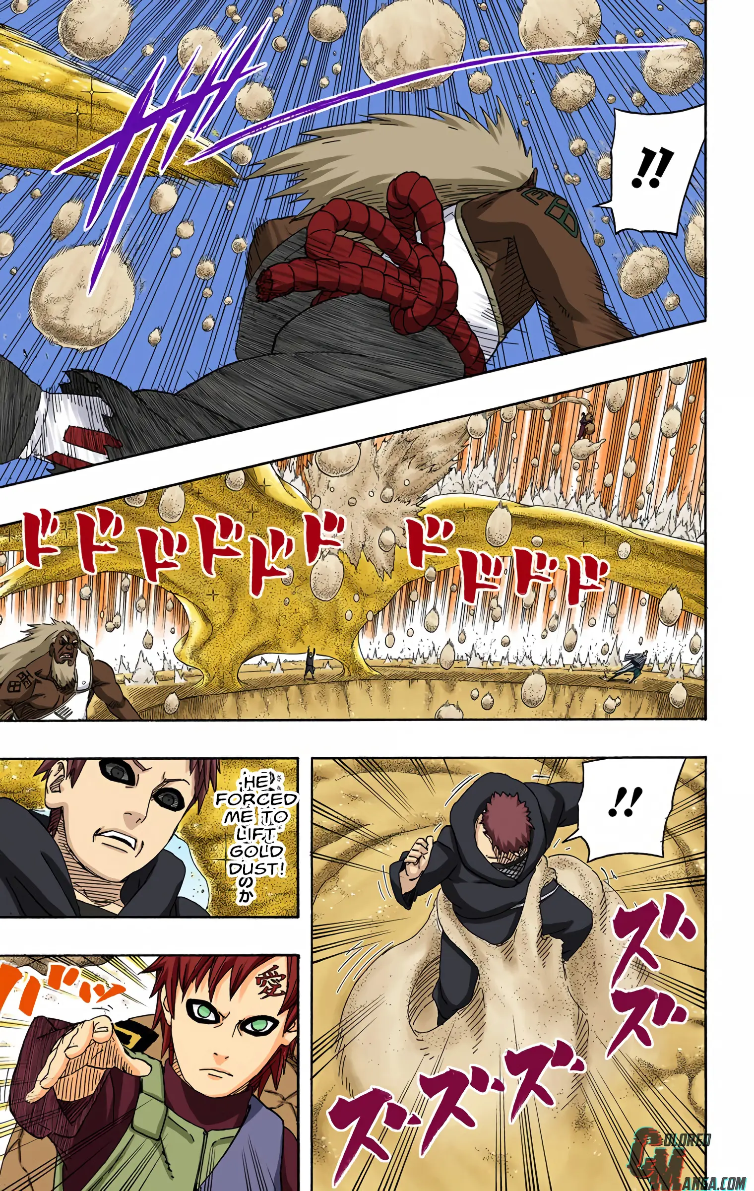 Naruto Colored Manga Online, chapter 547, page 12