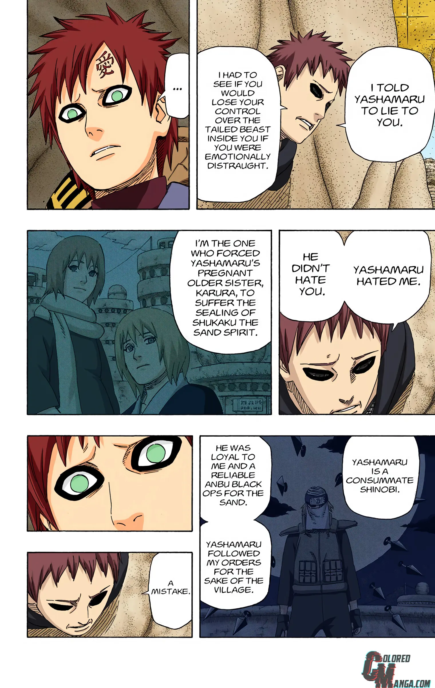 Naruto Colored Manga Online, chapter 548, page 5