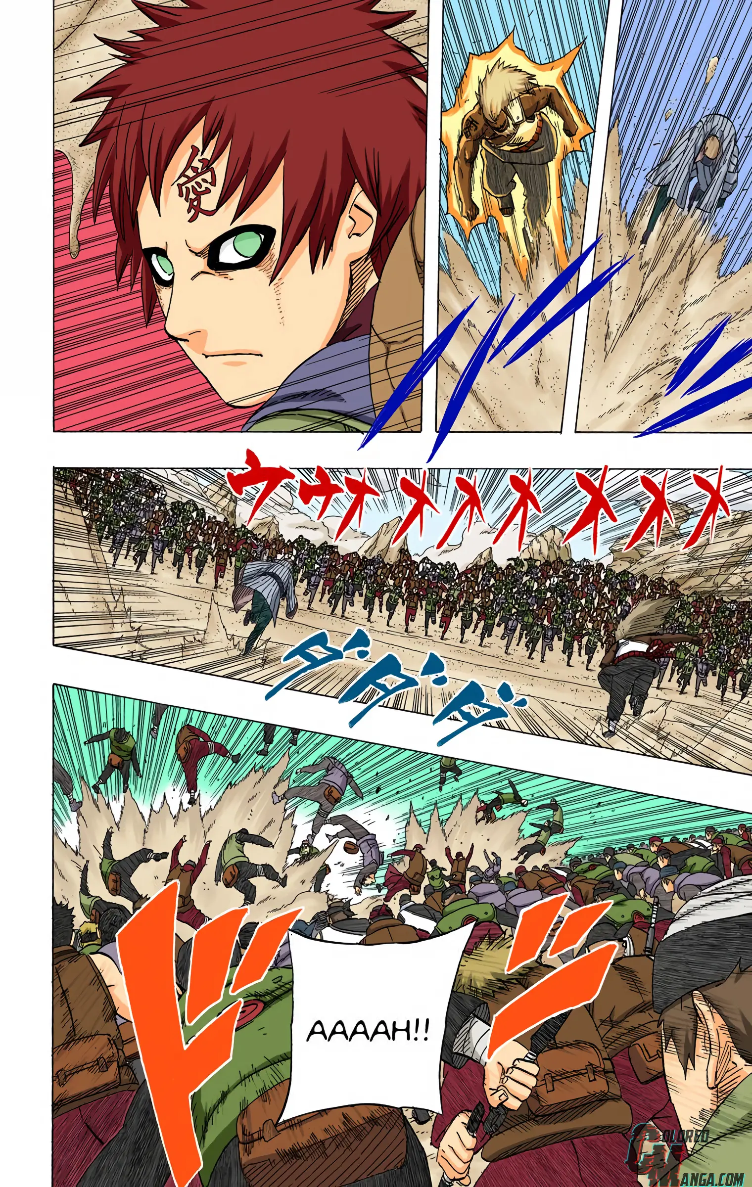 Naruto Colored Manga Online, chapter 548, page 15