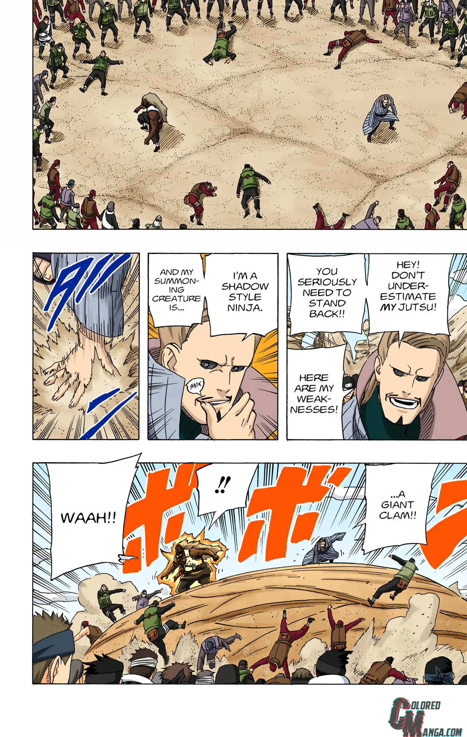 Naruto Colored Manga Online, chapter 548, page 17