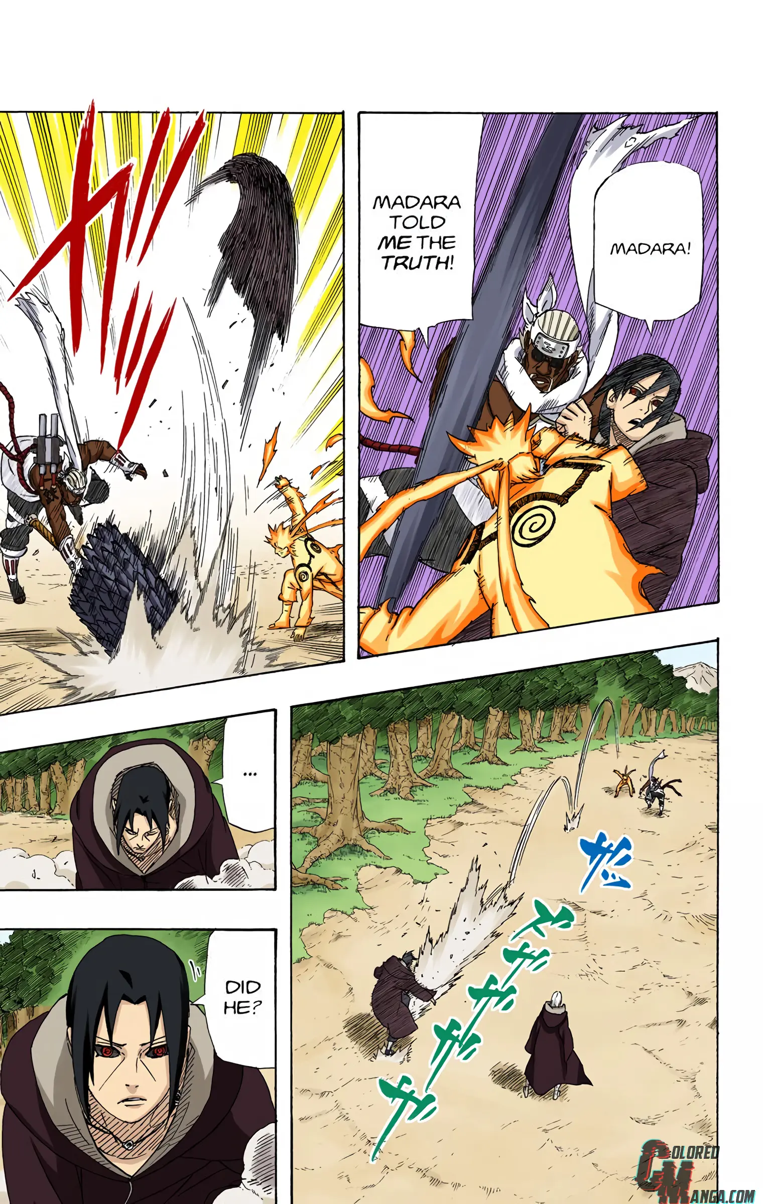 Naruto Colored Manga Online, chapter 549, page 7