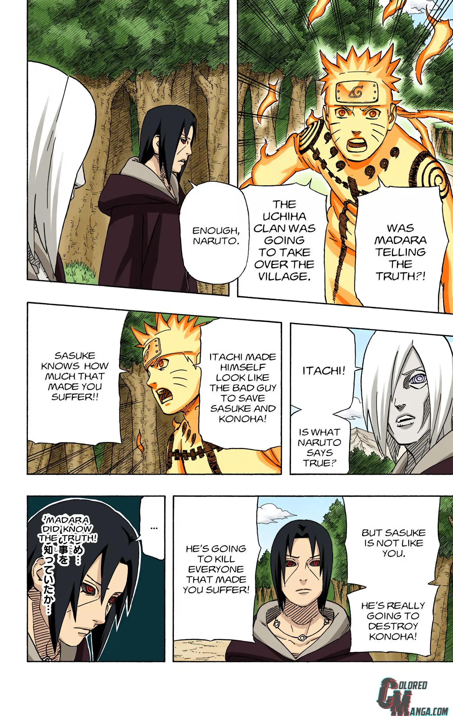 Naruto Colored Manga Online, chapter 549, page 8