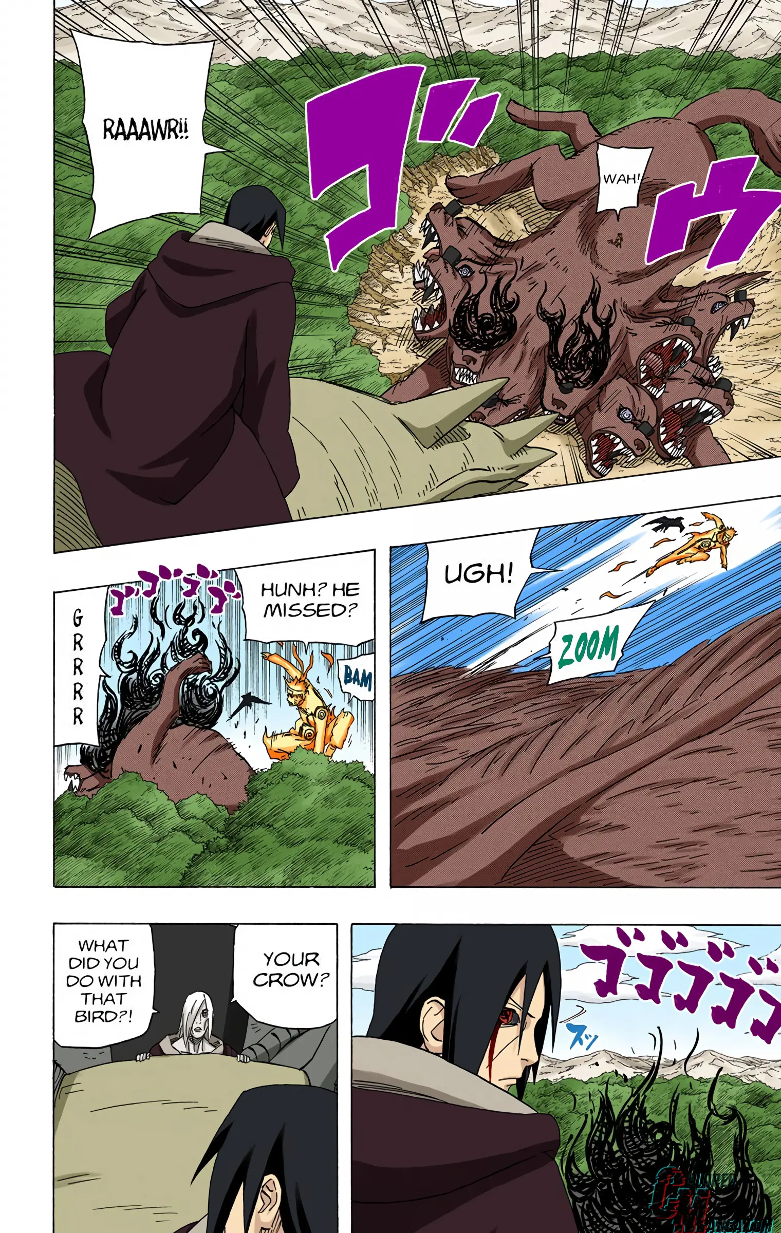 Naruto Colored Manga Online, chapter 550, page 6