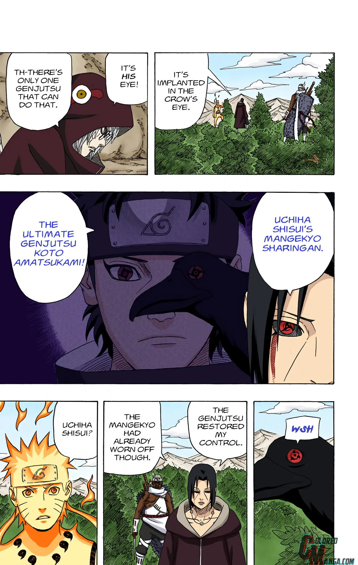 Naruto Colored Manga Online, chapter 550, page 9