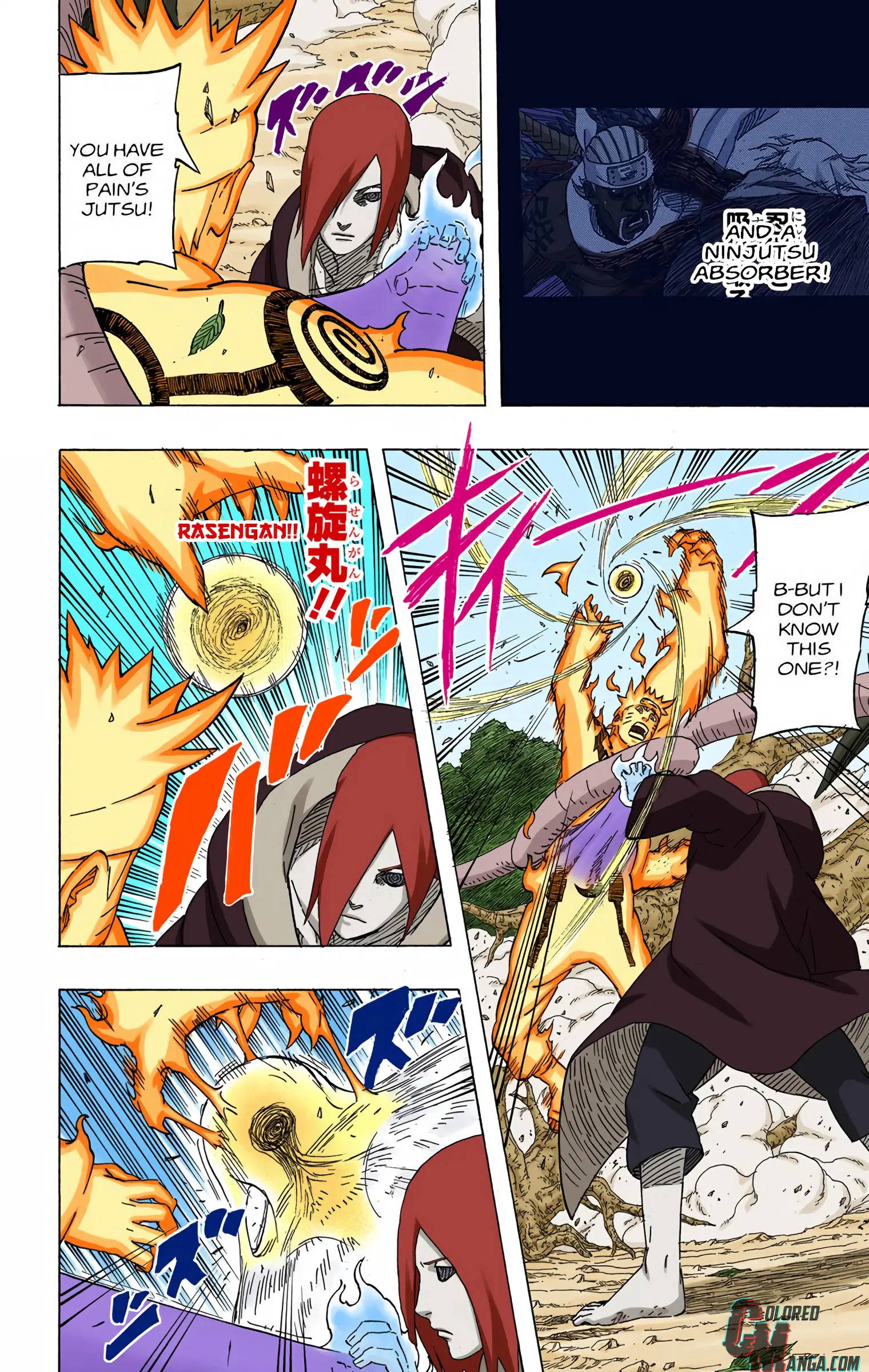 Naruto Colored Manga Online, chapter 551, page 2