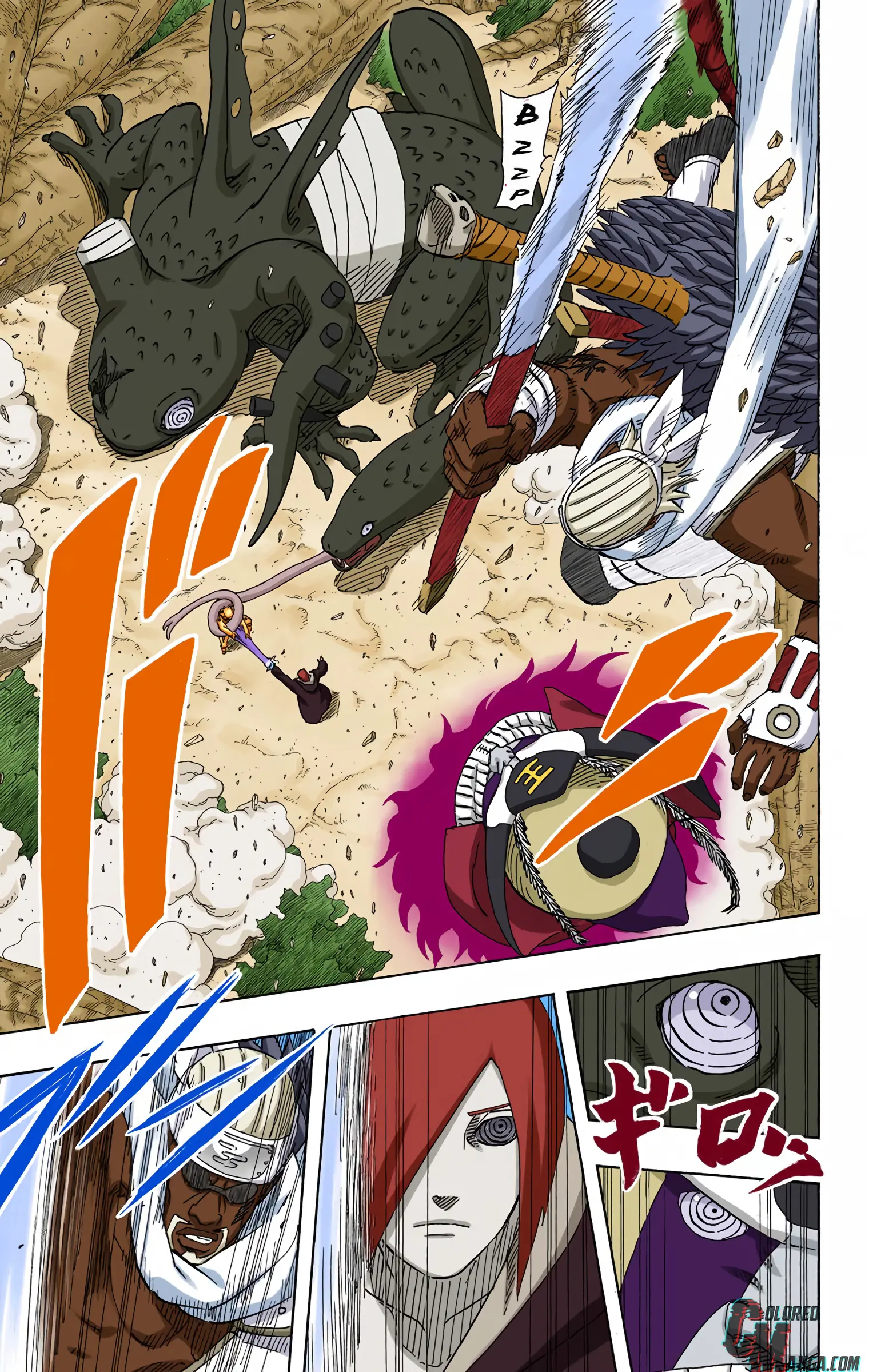 Naruto Colored Manga Online, chapter 551, page 5