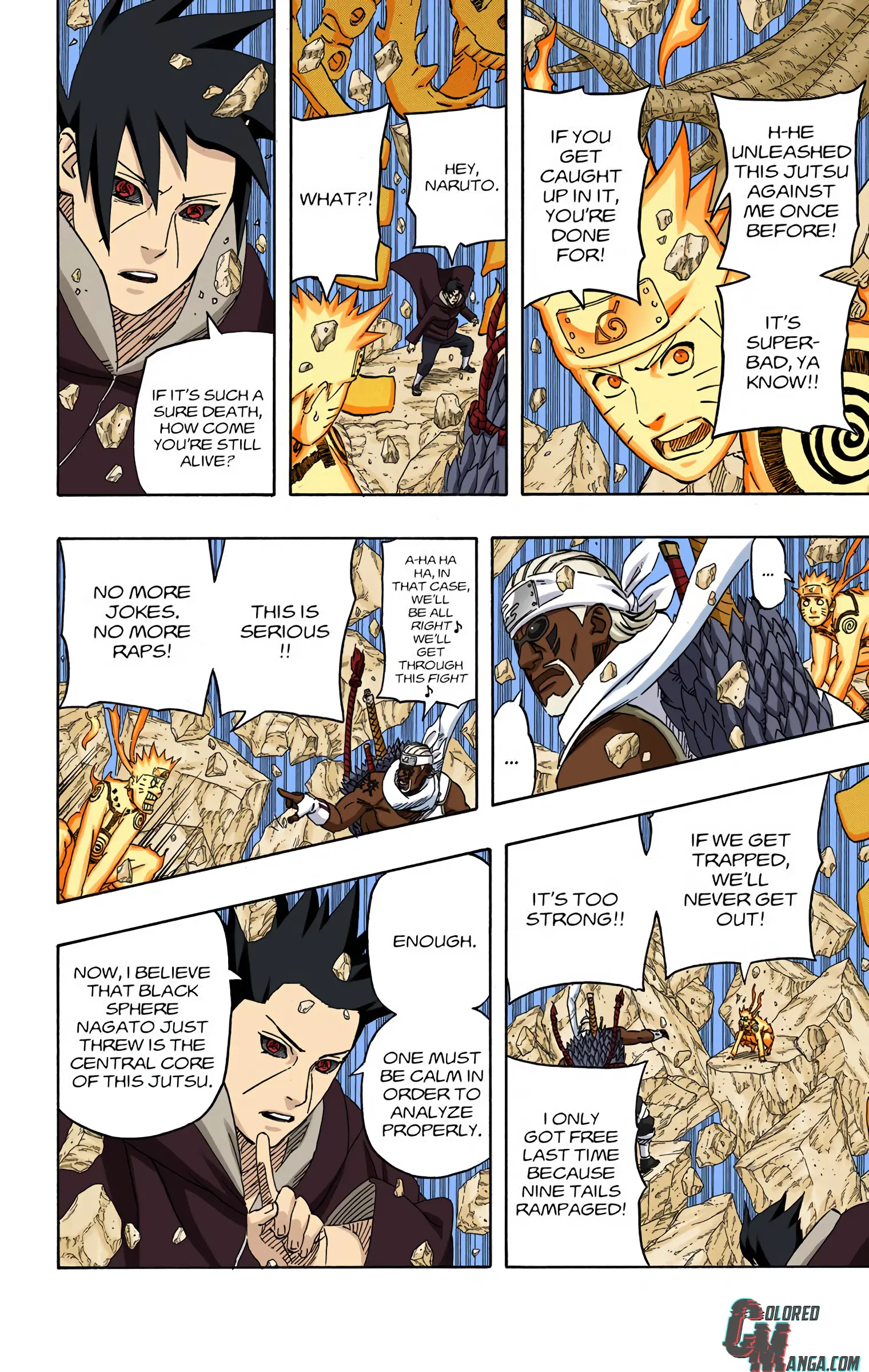 Naruto Colored Manga Online, chapter 551, page 11