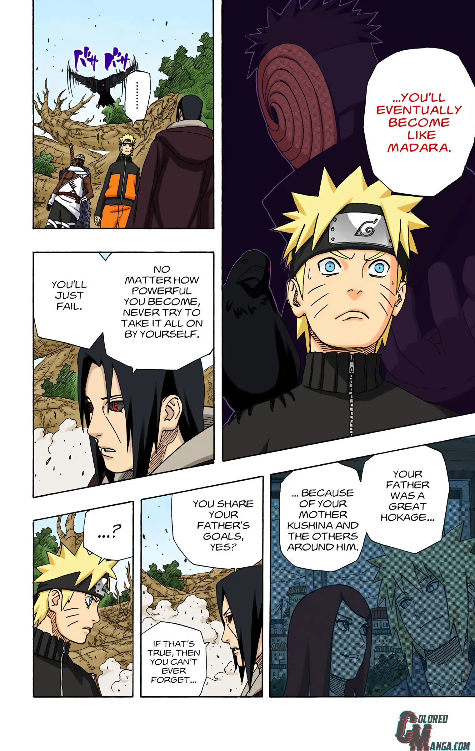 Naruto Colored Manga Online, chapter 552, page 8