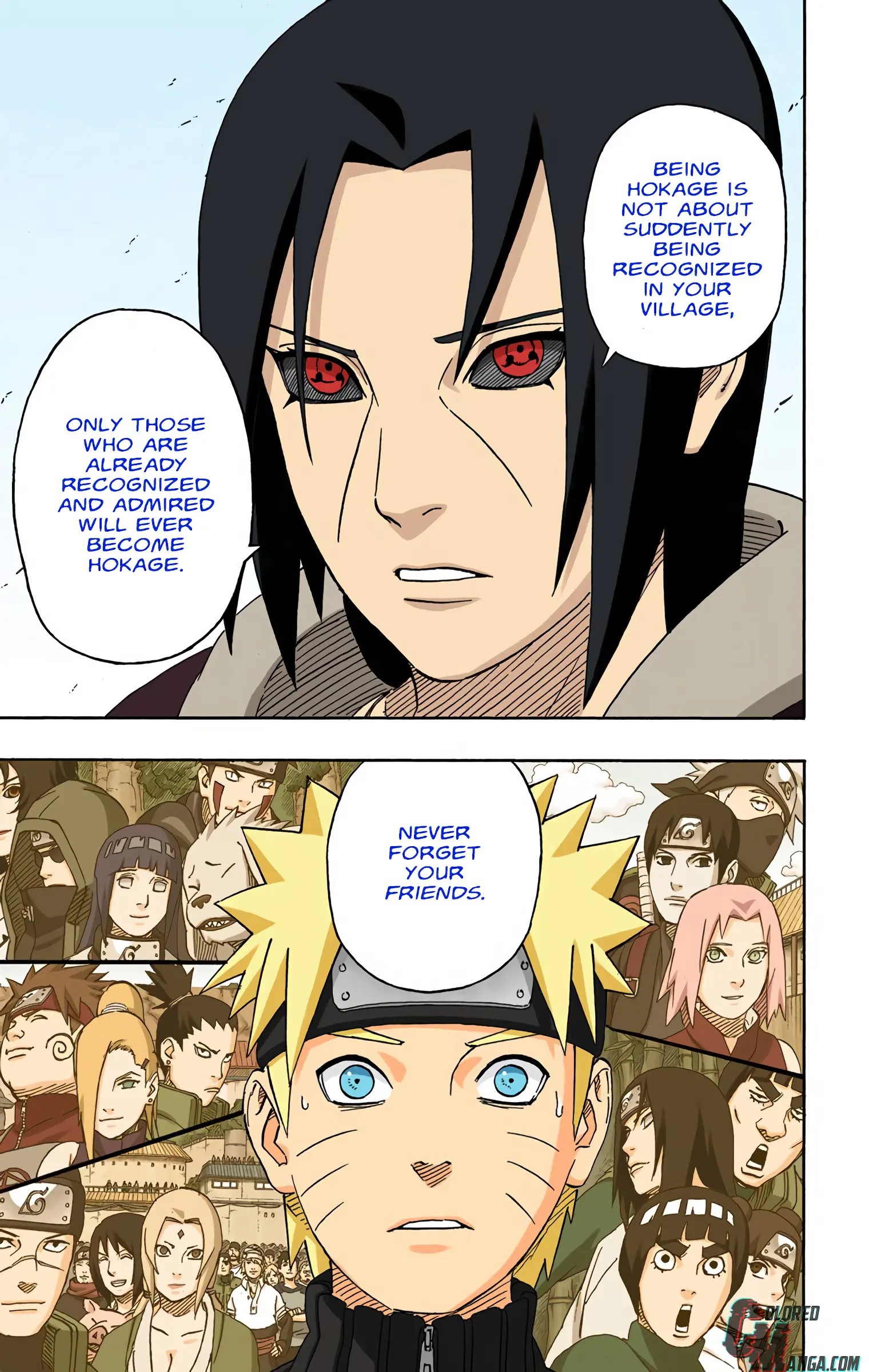 Naruto Colored Manga Online, chapter 552, page 9