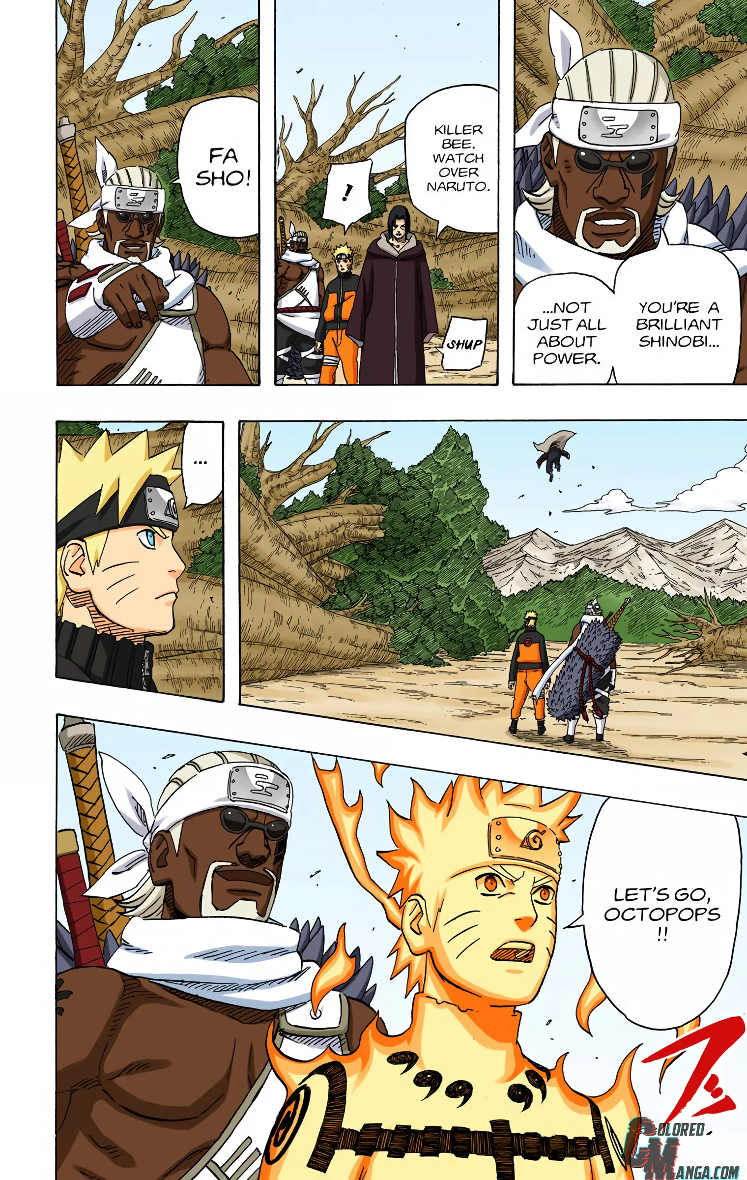 Naruto Colored Manga Online, chapter 552, page 12