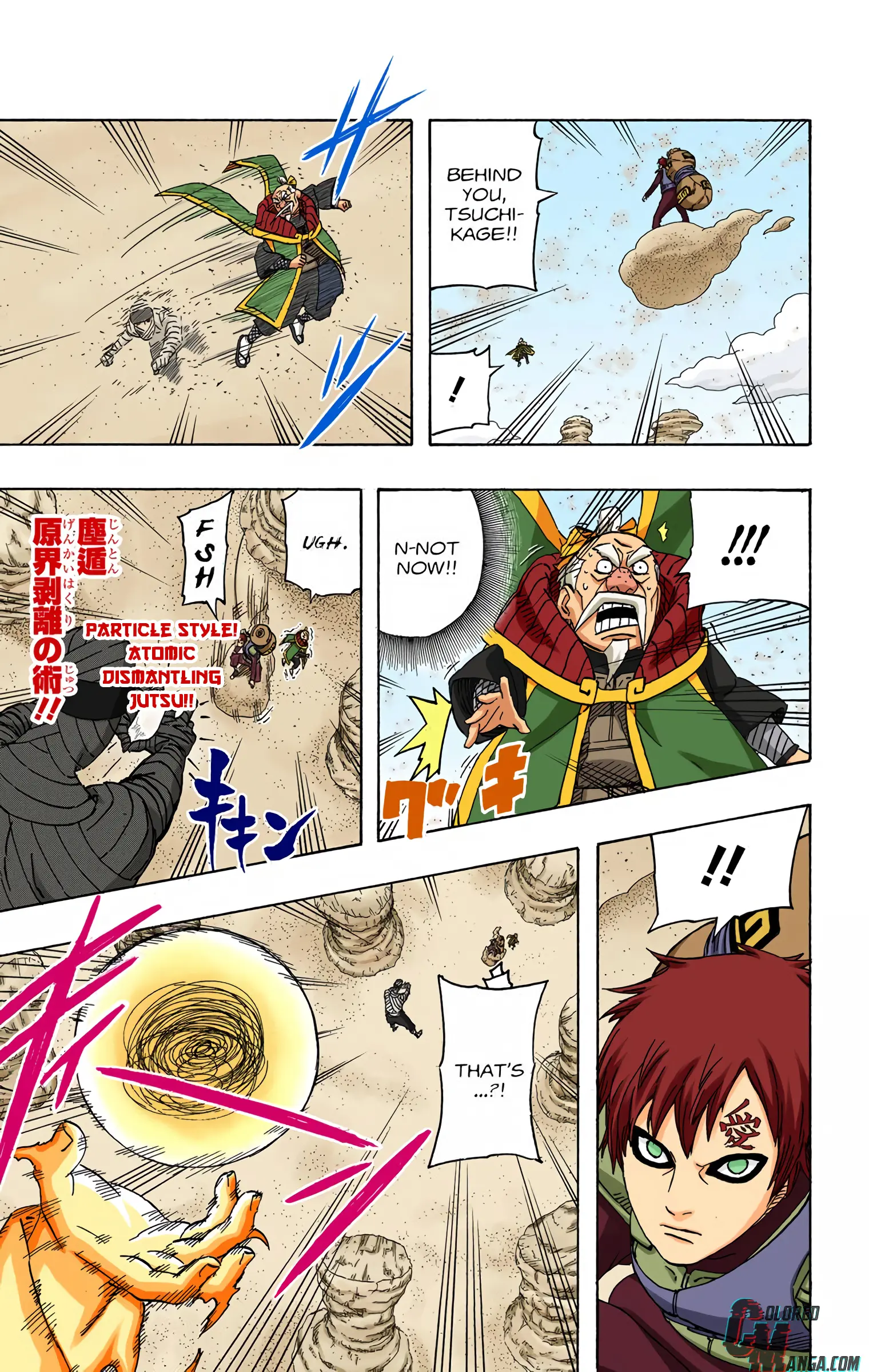 Naruto Colored Manga Online, chapter 552, page 17