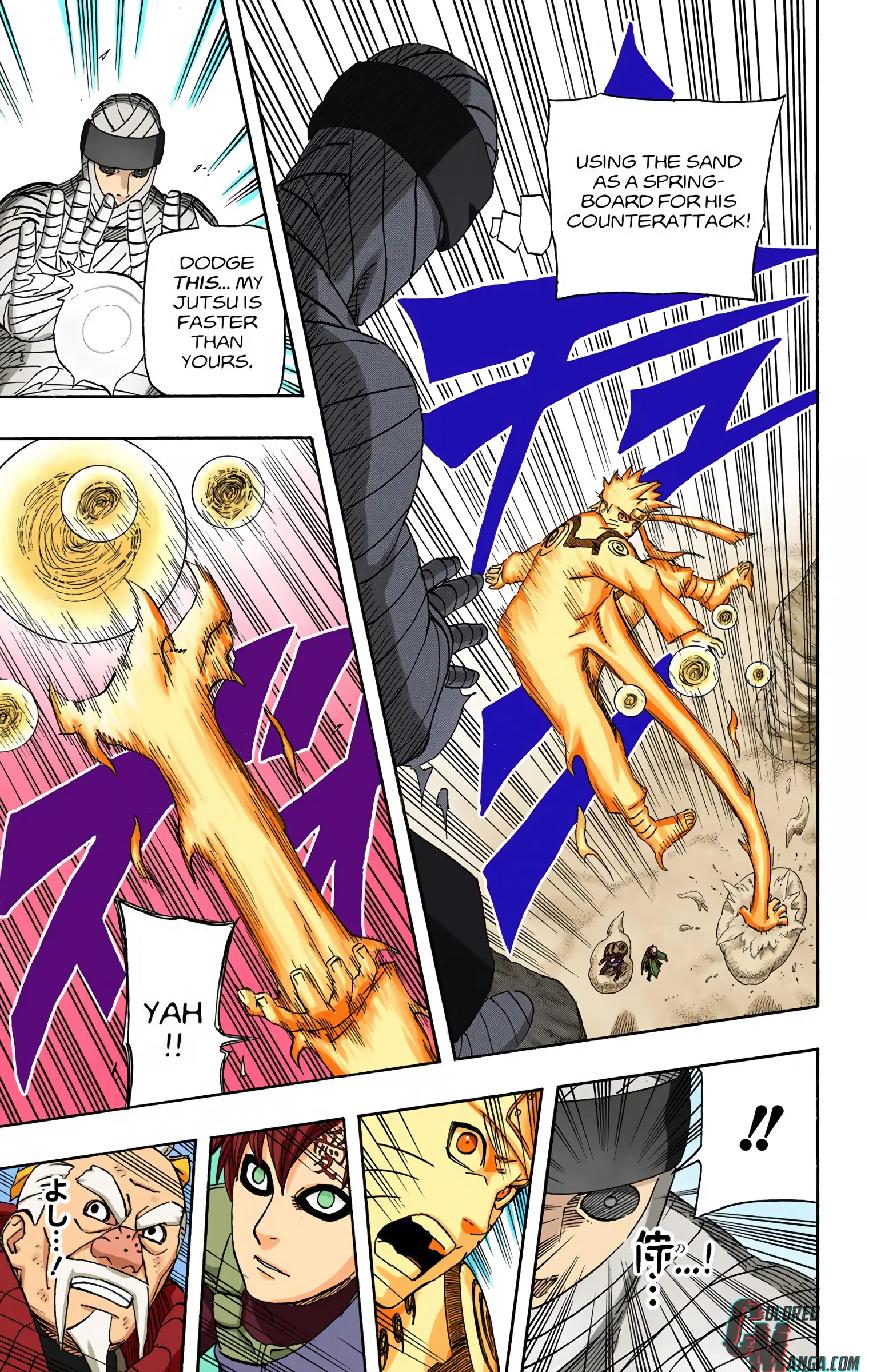 Naruto Colored Manga Online, chapter 553, page 3