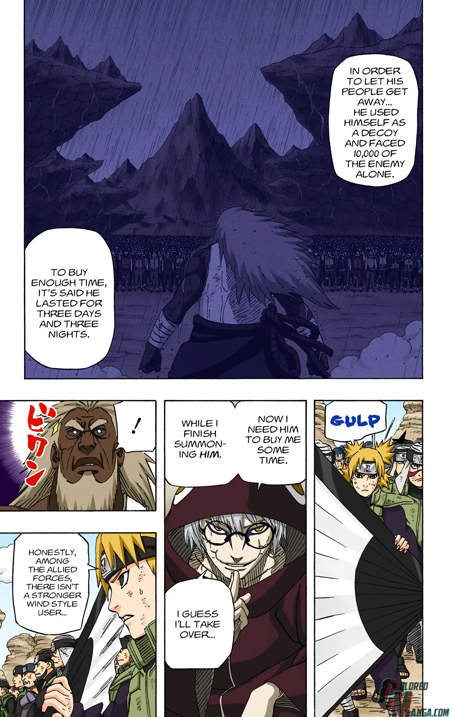 Naruto Colored Manga Online, chapter 553, page 12