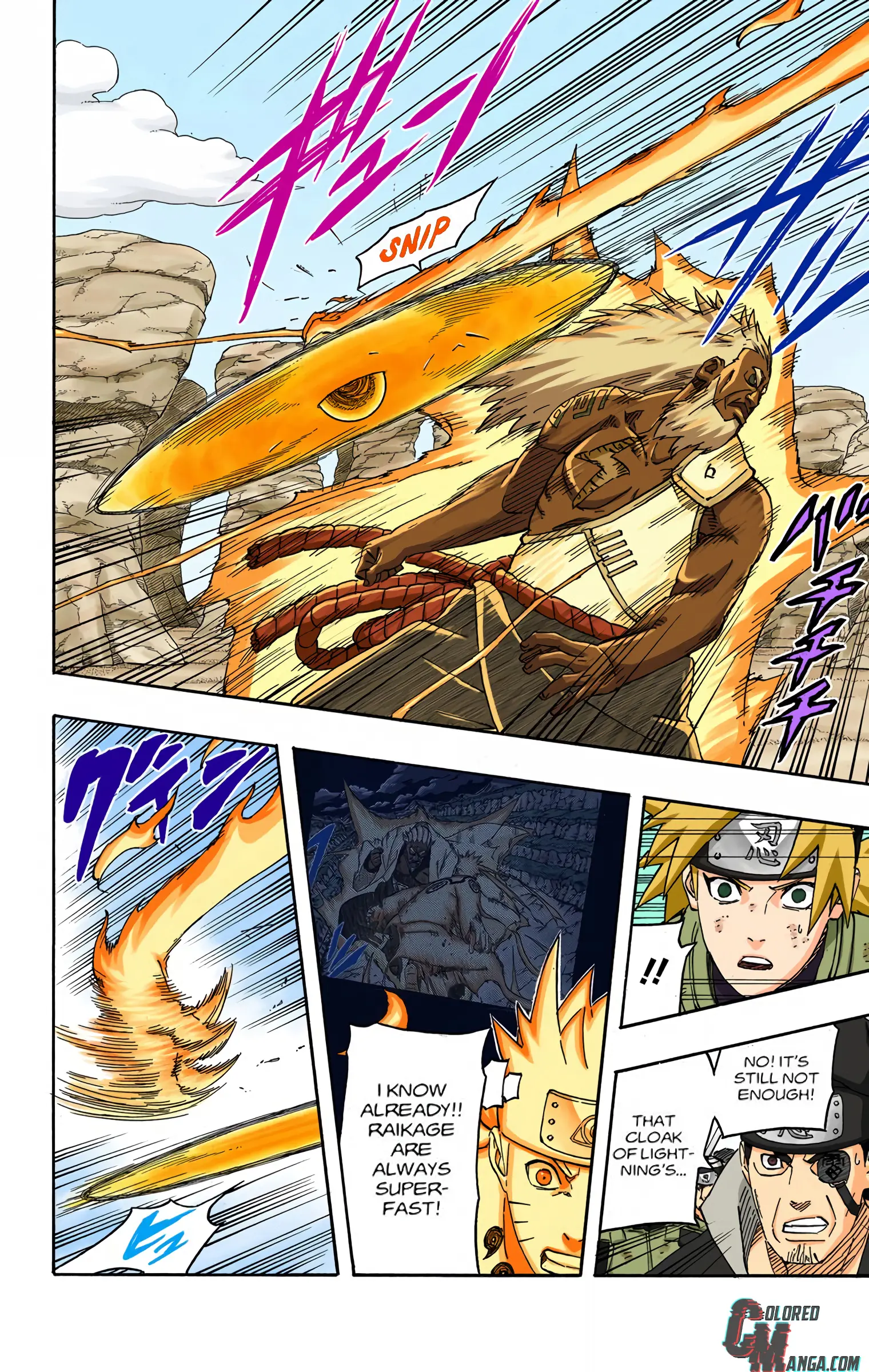 Naruto Colored Manga Online, chapter 554, page 2