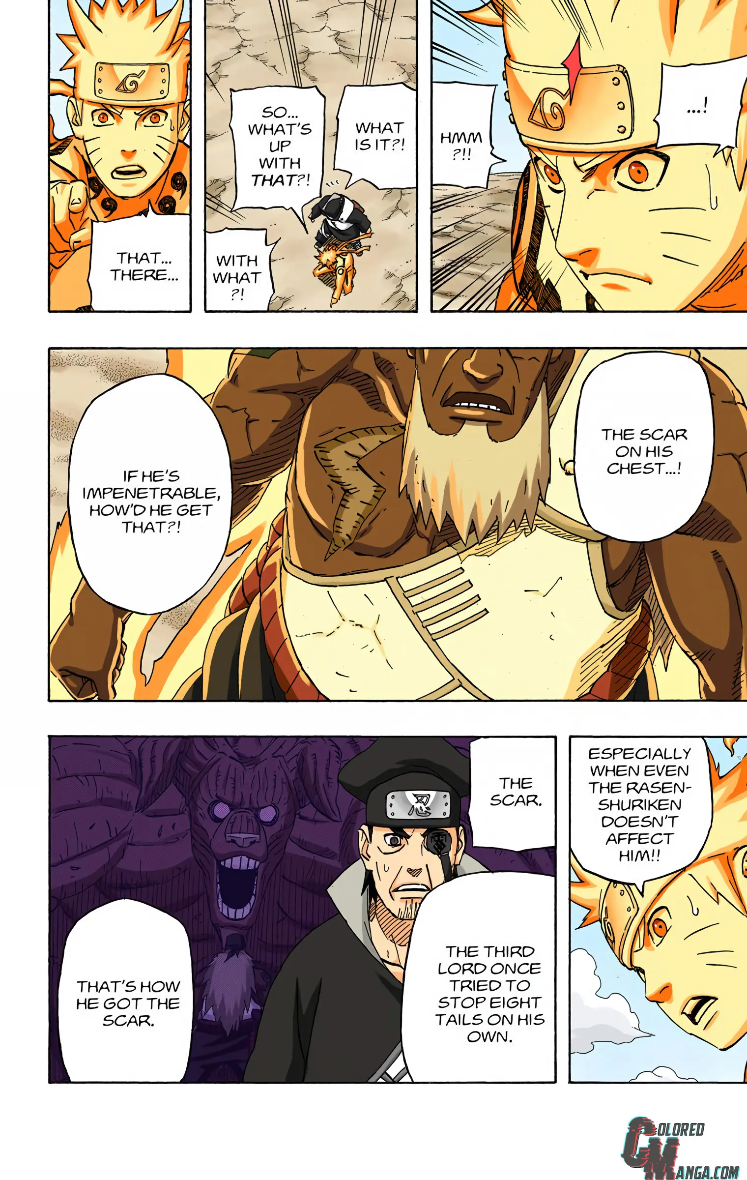 Naruto Colored Manga Online, chapter 554, page 16