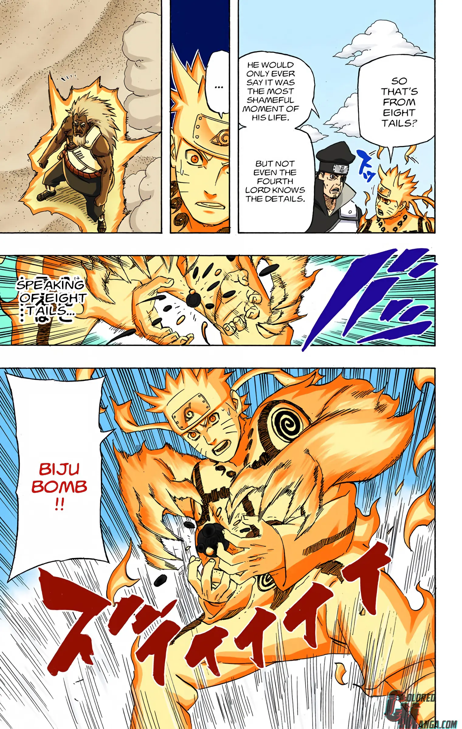 Naruto Colored Manga Online, chapter 554, page 17