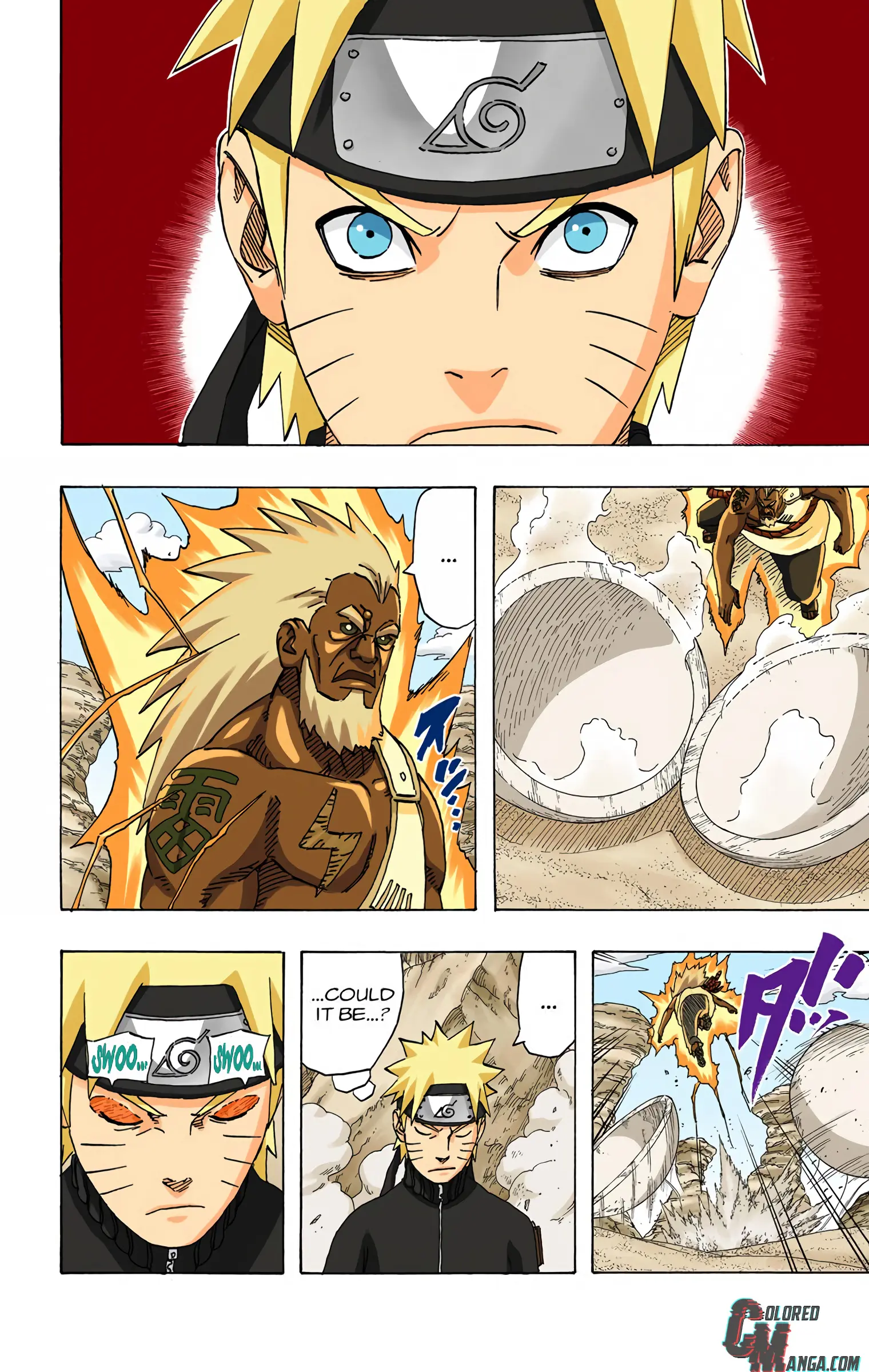 Naruto Colored Manga Online, chapter 555, page 10