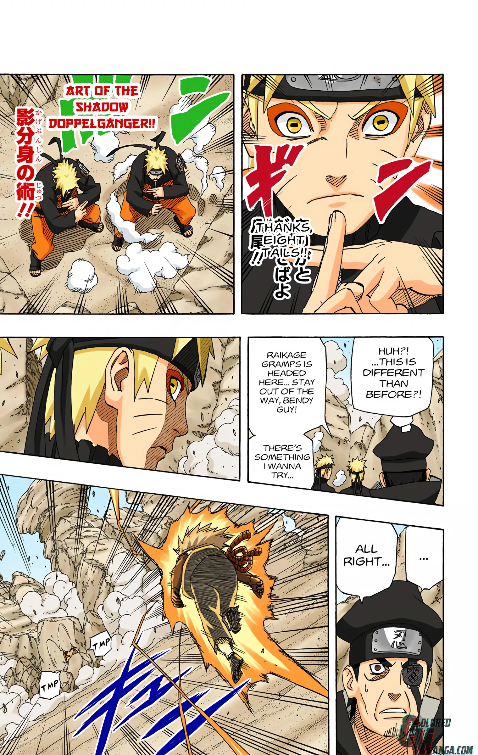 Naruto Colored Manga Online, chapter 555, page 11