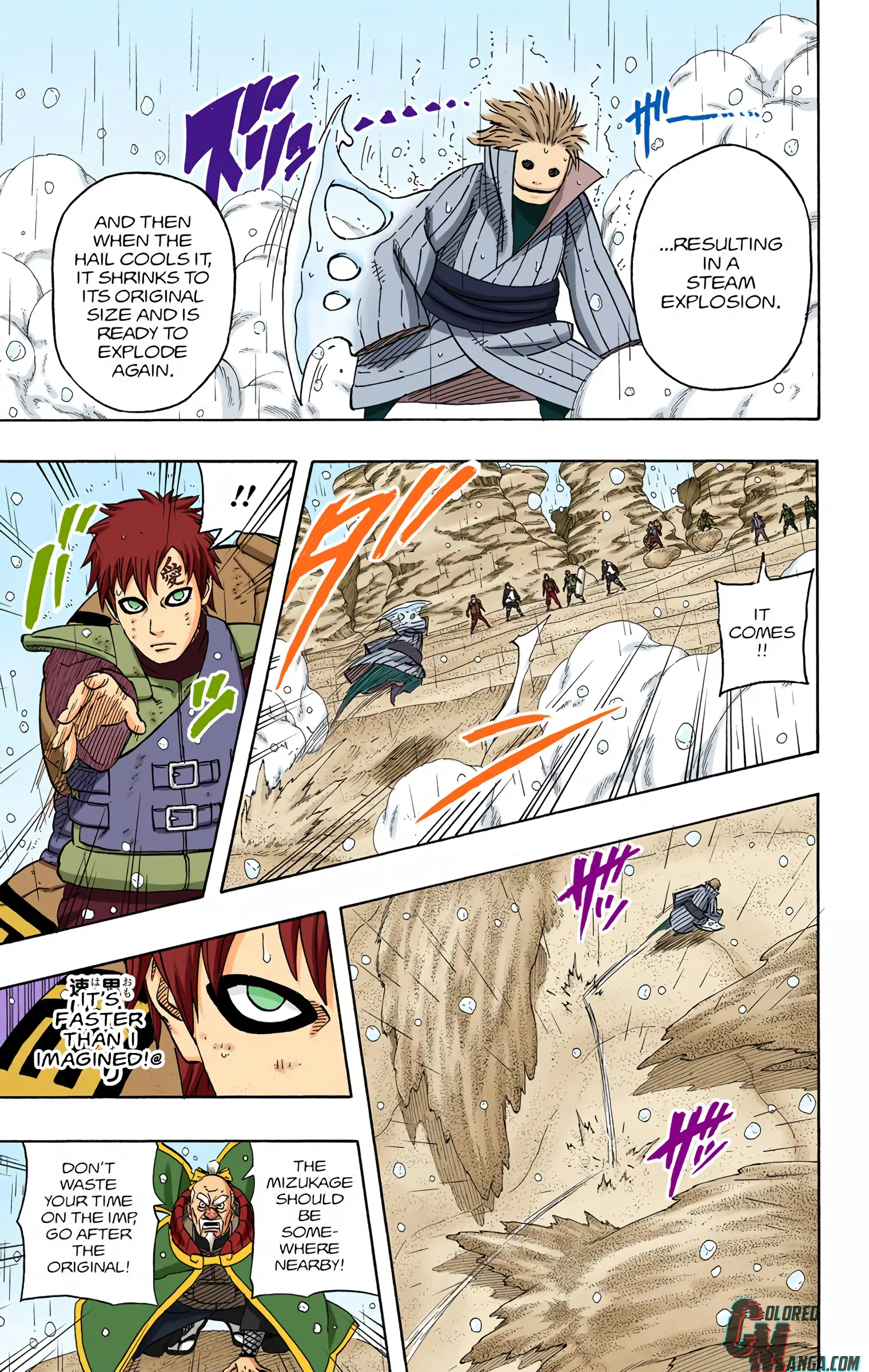 Naruto Colored Manga Online, chapter 557, page 3