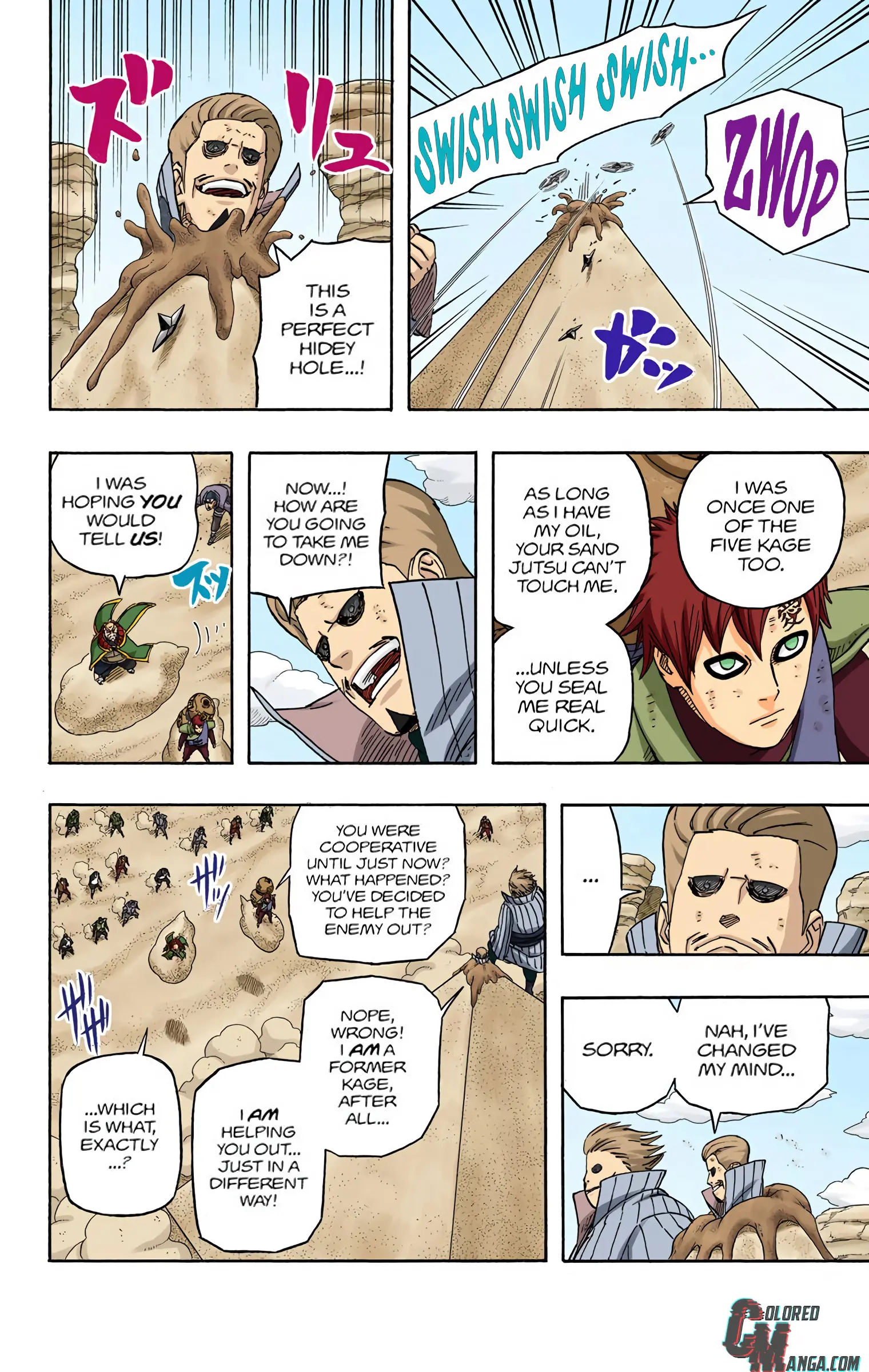 Naruto Colored Manga Online, chapter 557, page 8
