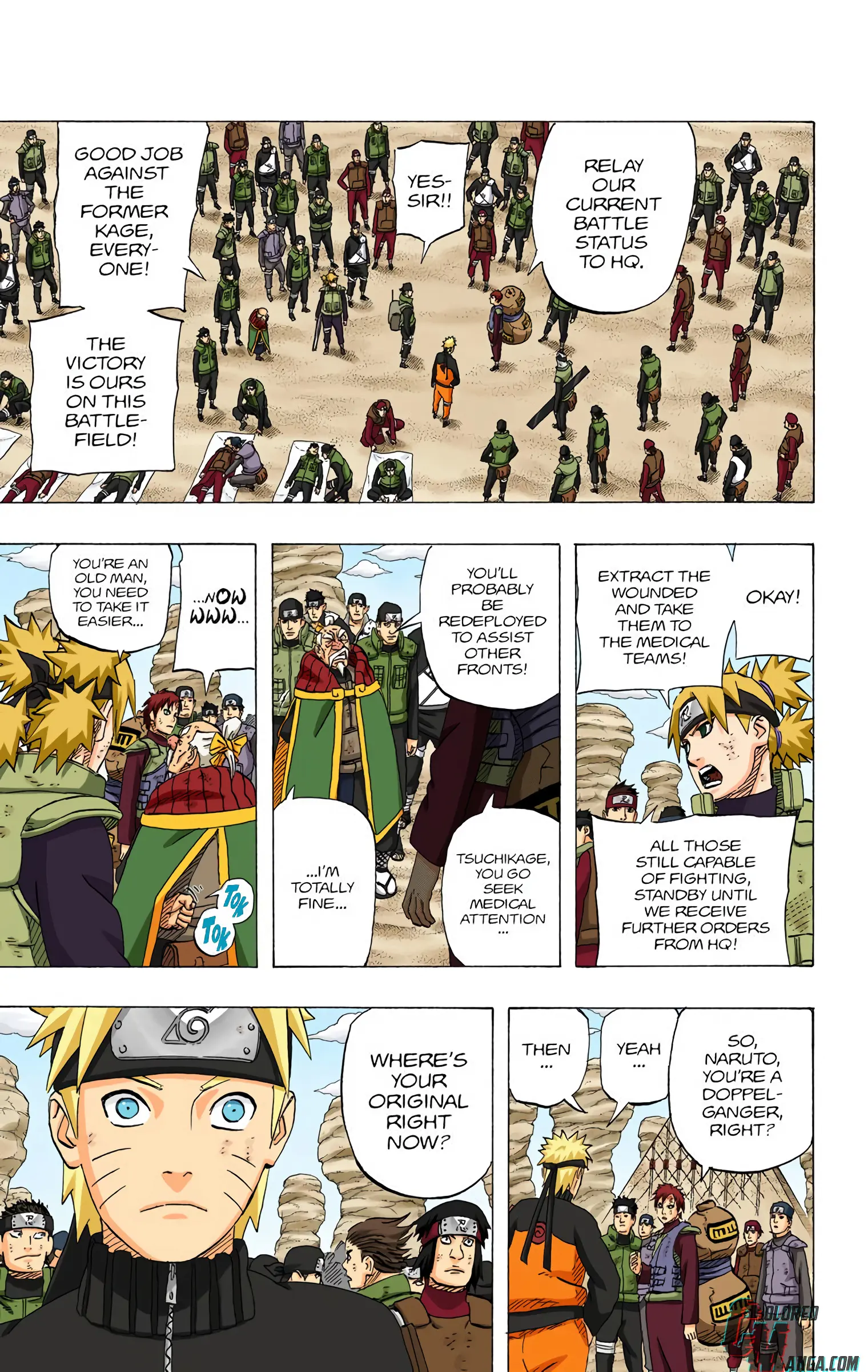 Naruto Colored Manga Online, chapter 558, page 8