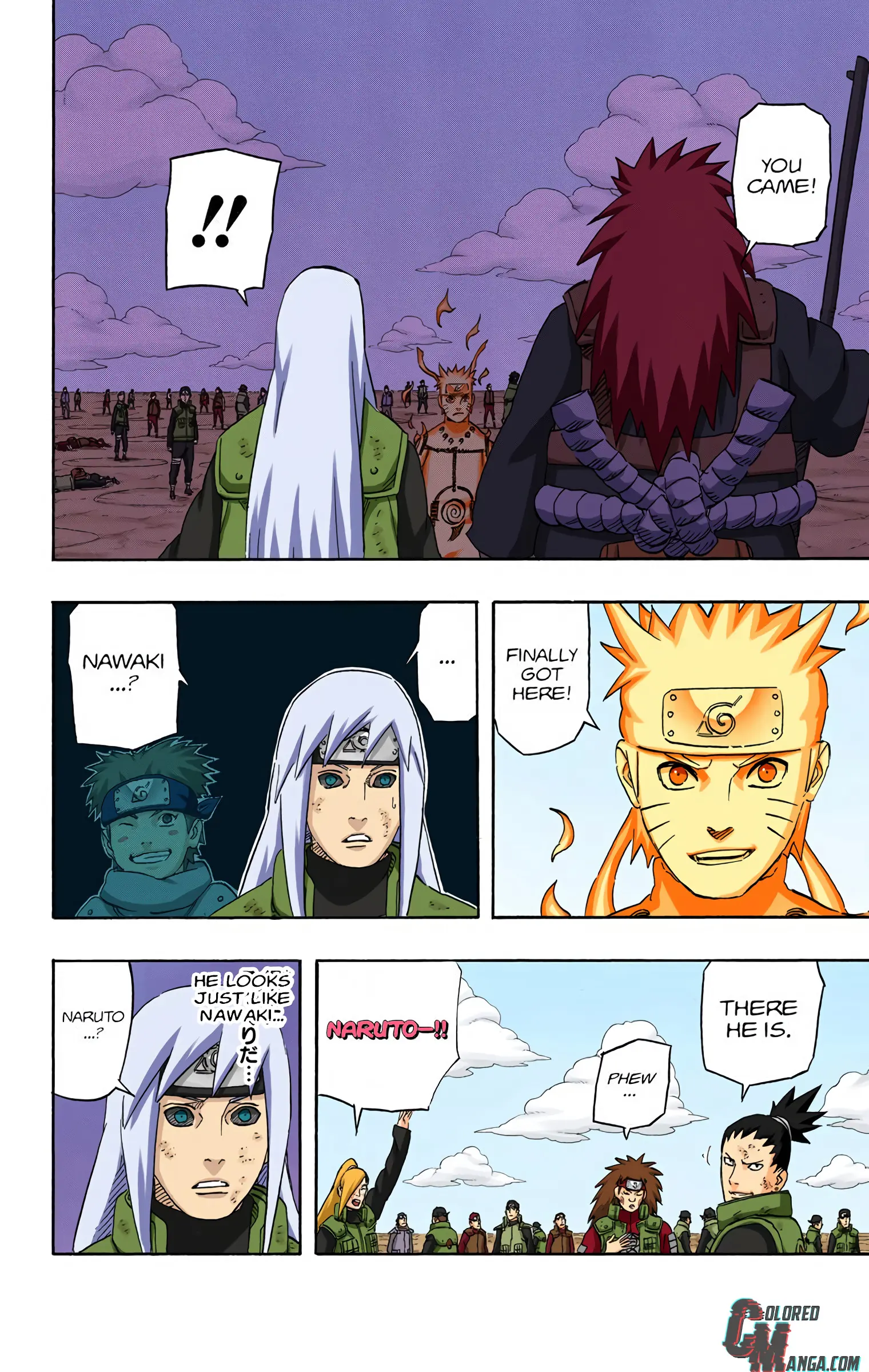 Naruto Colored Manga Online, chapter 558, page 11