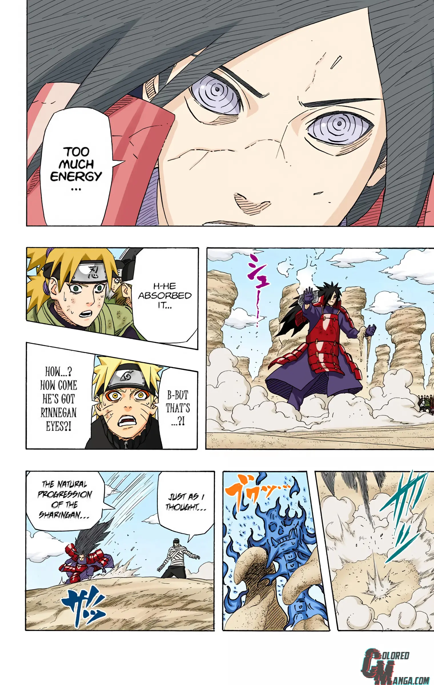 Naruto Colored Manga Online, chapter 560, page 14