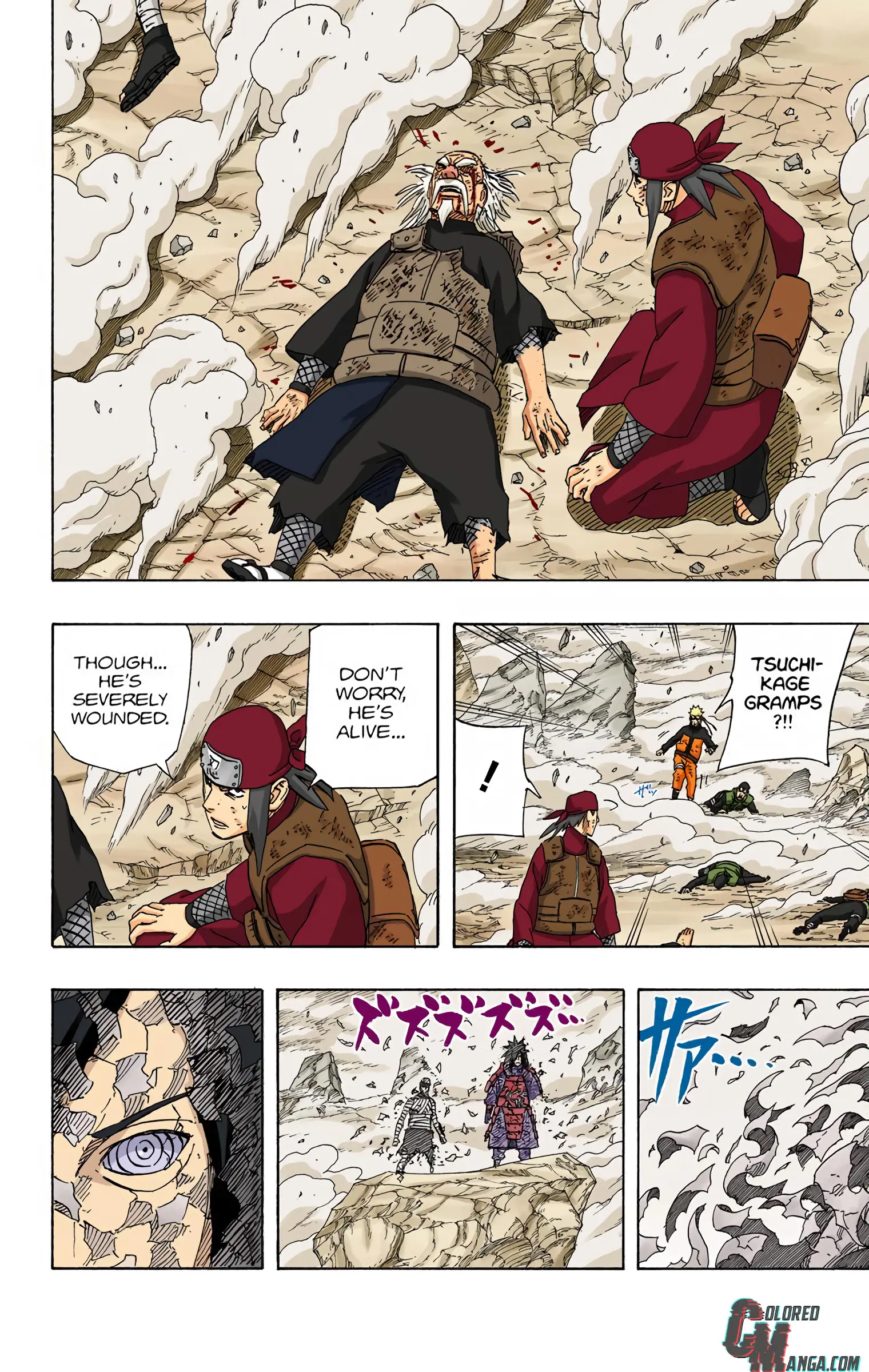 Naruto Colored Manga Online, chapter 561, page 7