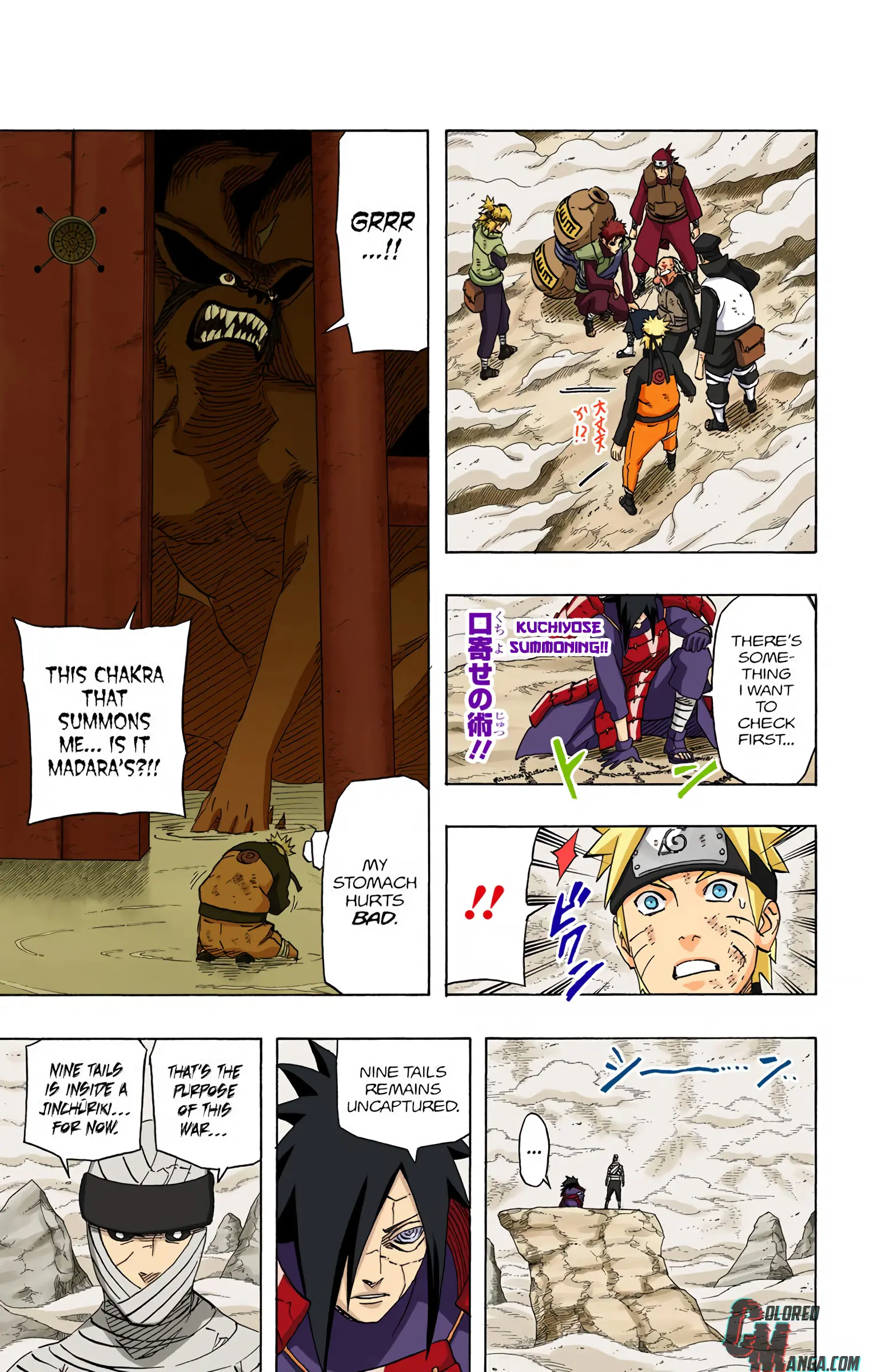 Naruto Colored Manga Online, chapter 561, page 10