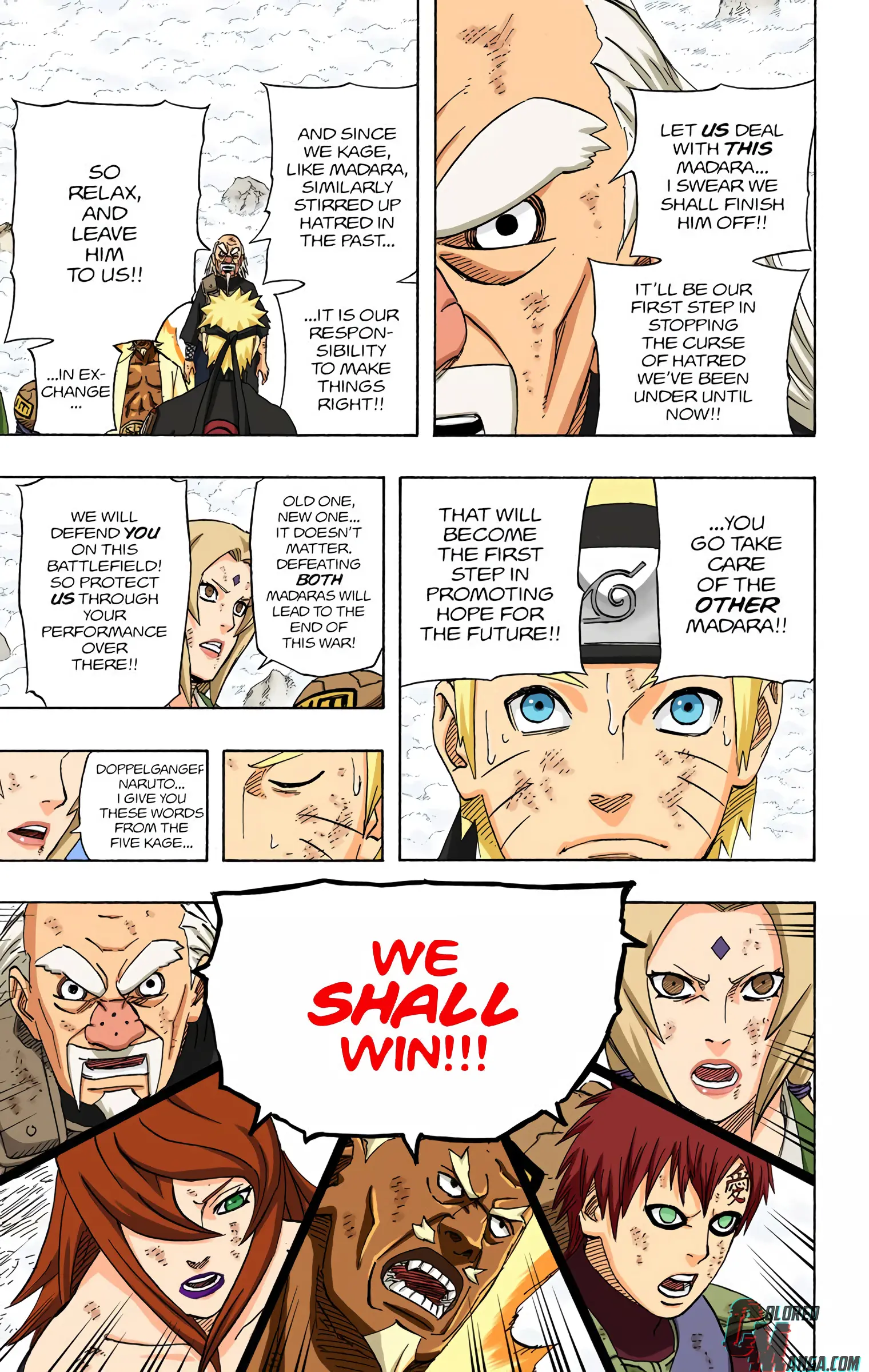 Naruto Colored Manga Online, chapter 563, page 15