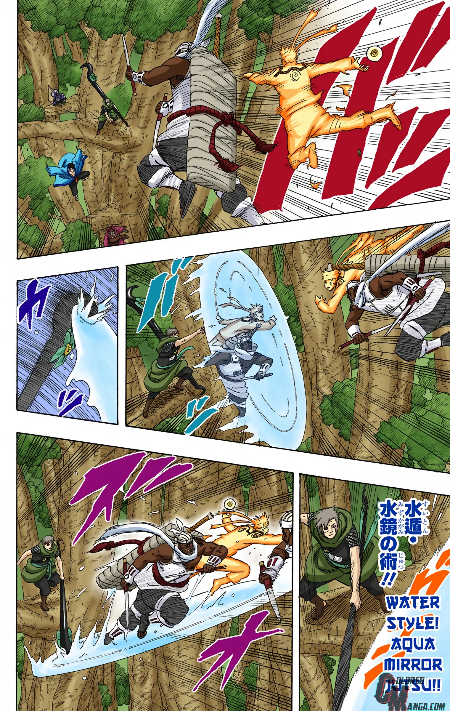 Naruto Colored Manga Online, chapter 564, page 3