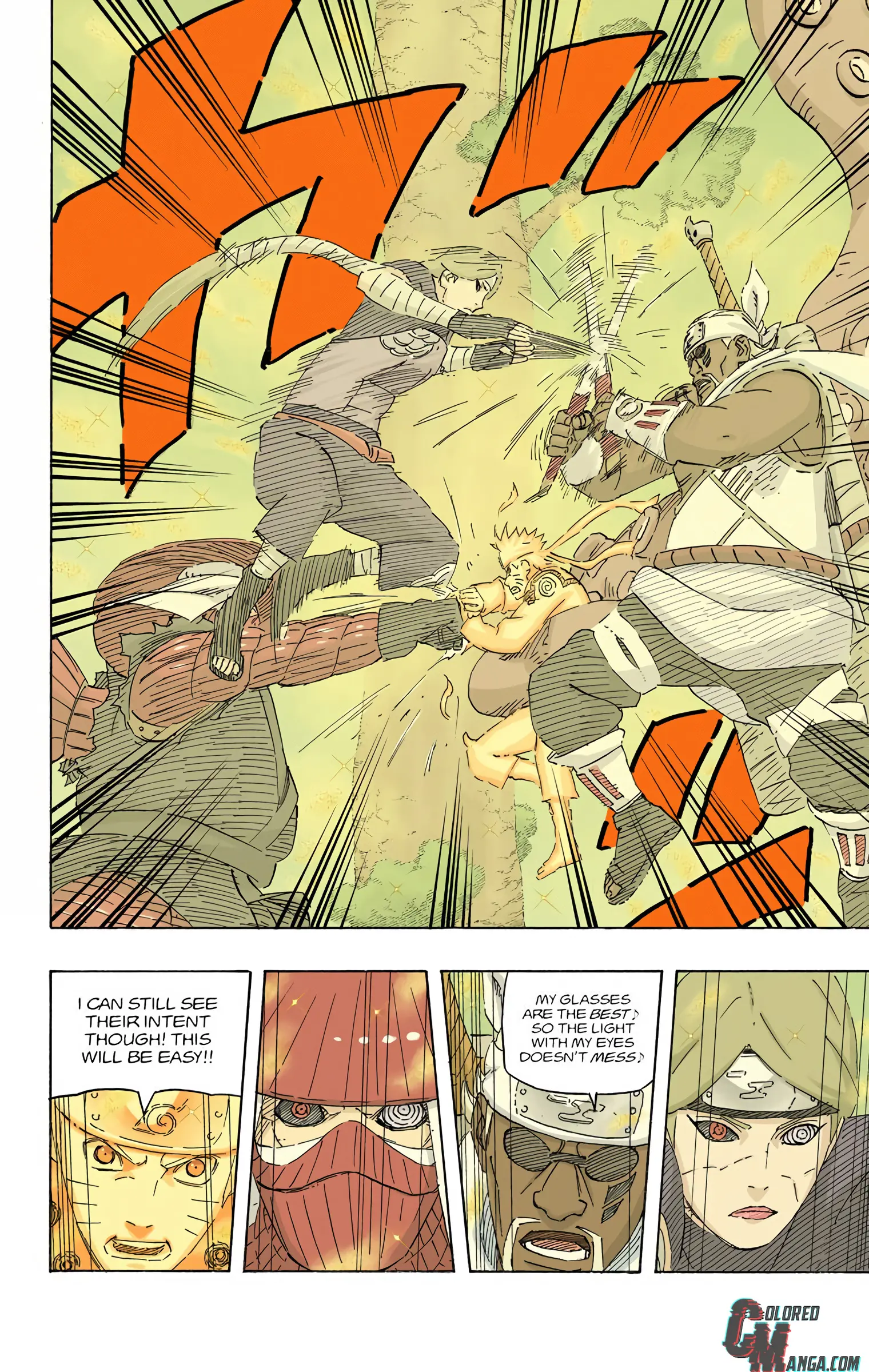Naruto Colored Manga Online, chapter 564, page 7