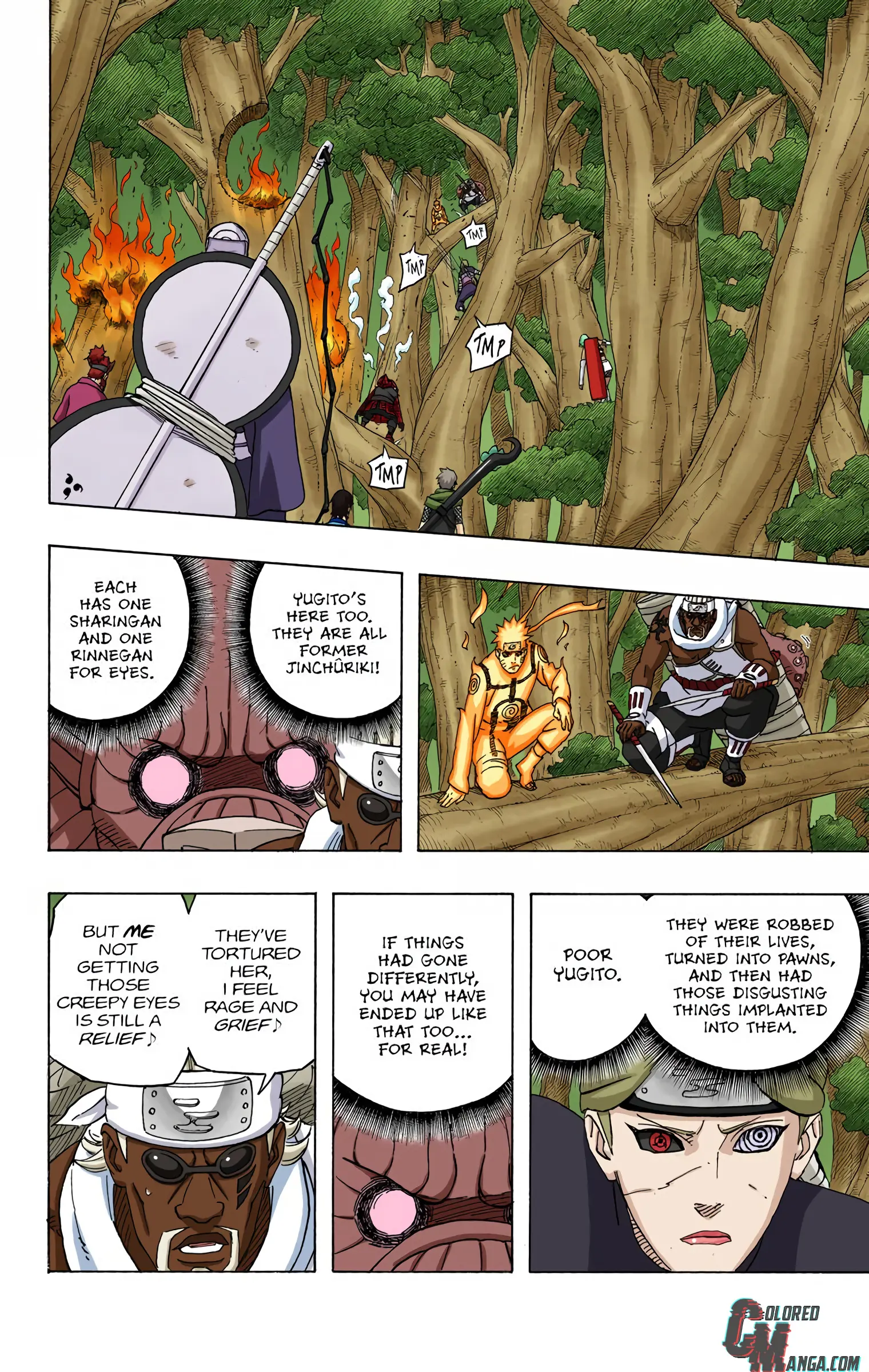 Naruto Colored Manga Online, chapter 564, page 9