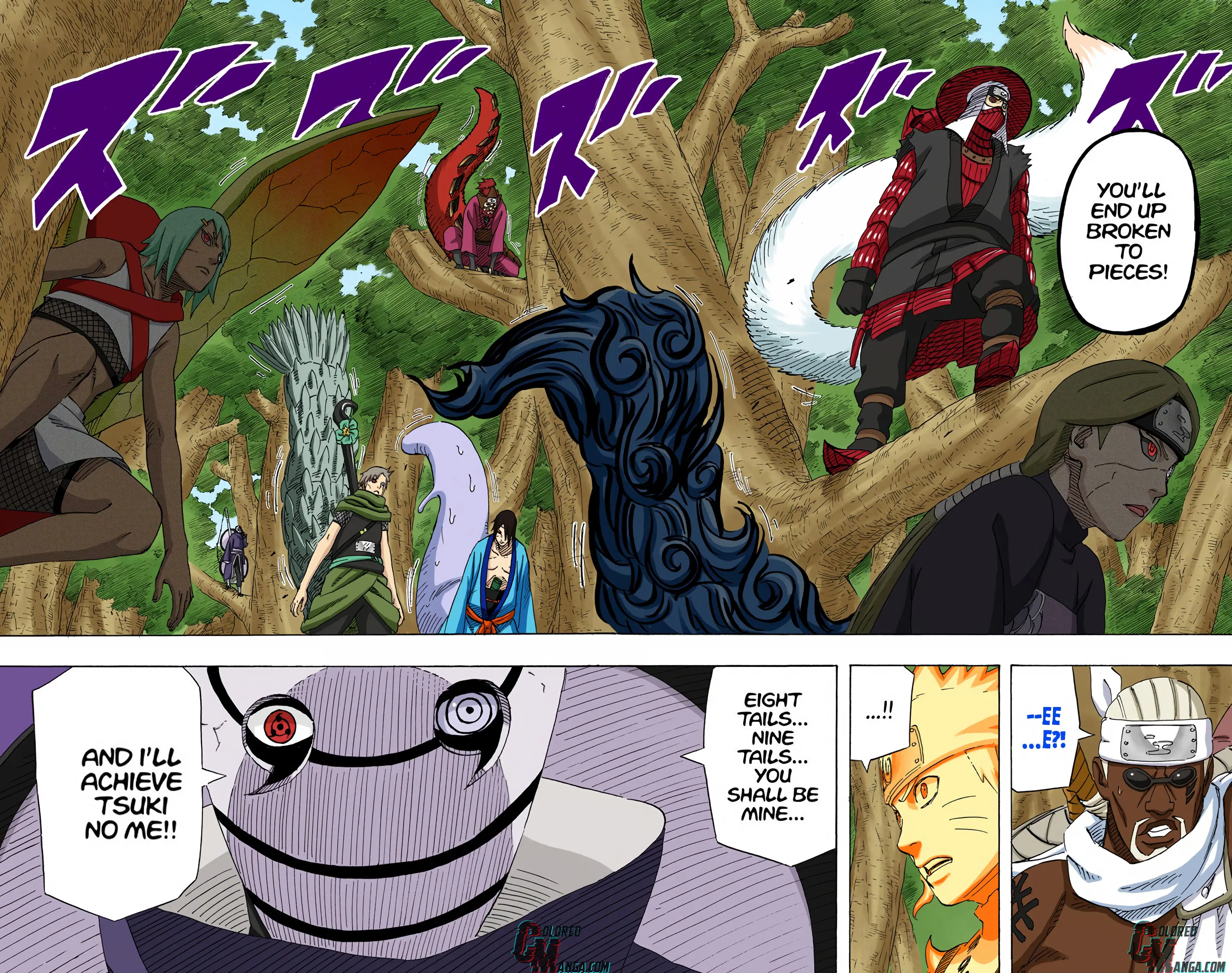 Naruto Colored Manga Online, chapter 564, page 15