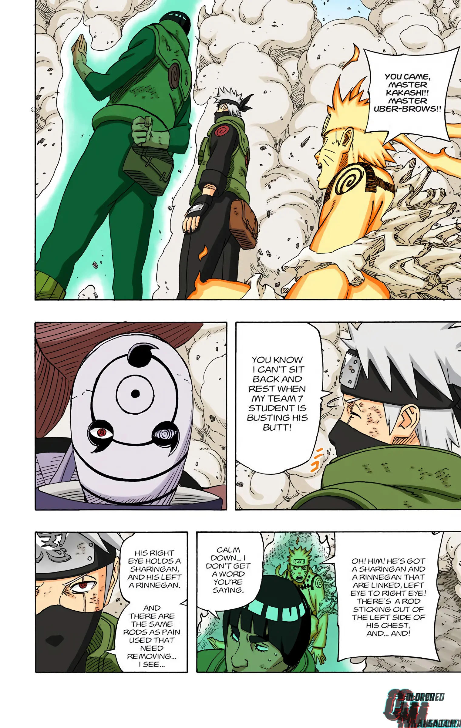 Naruto Colored Manga Online, chapter 567, page 5