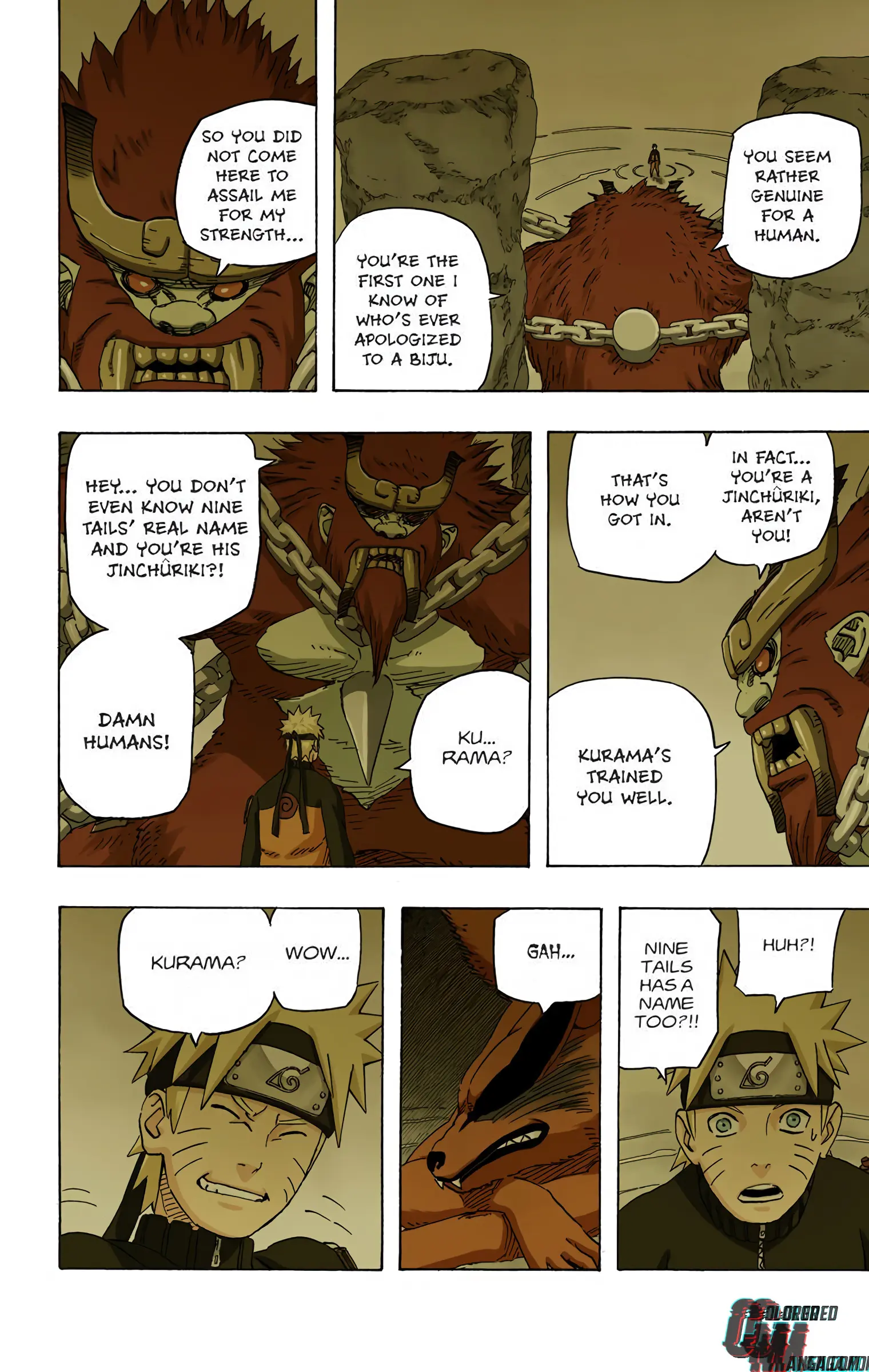 Naruto Colored Manga Online, chapter 568, page 12