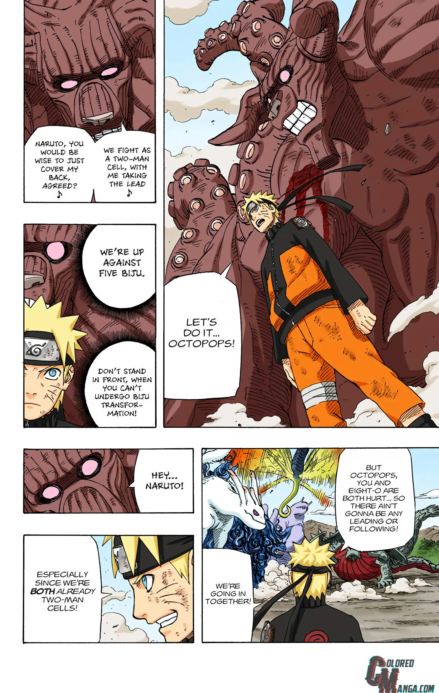 Naruto Colored Manga Online, chapter 570, page 13