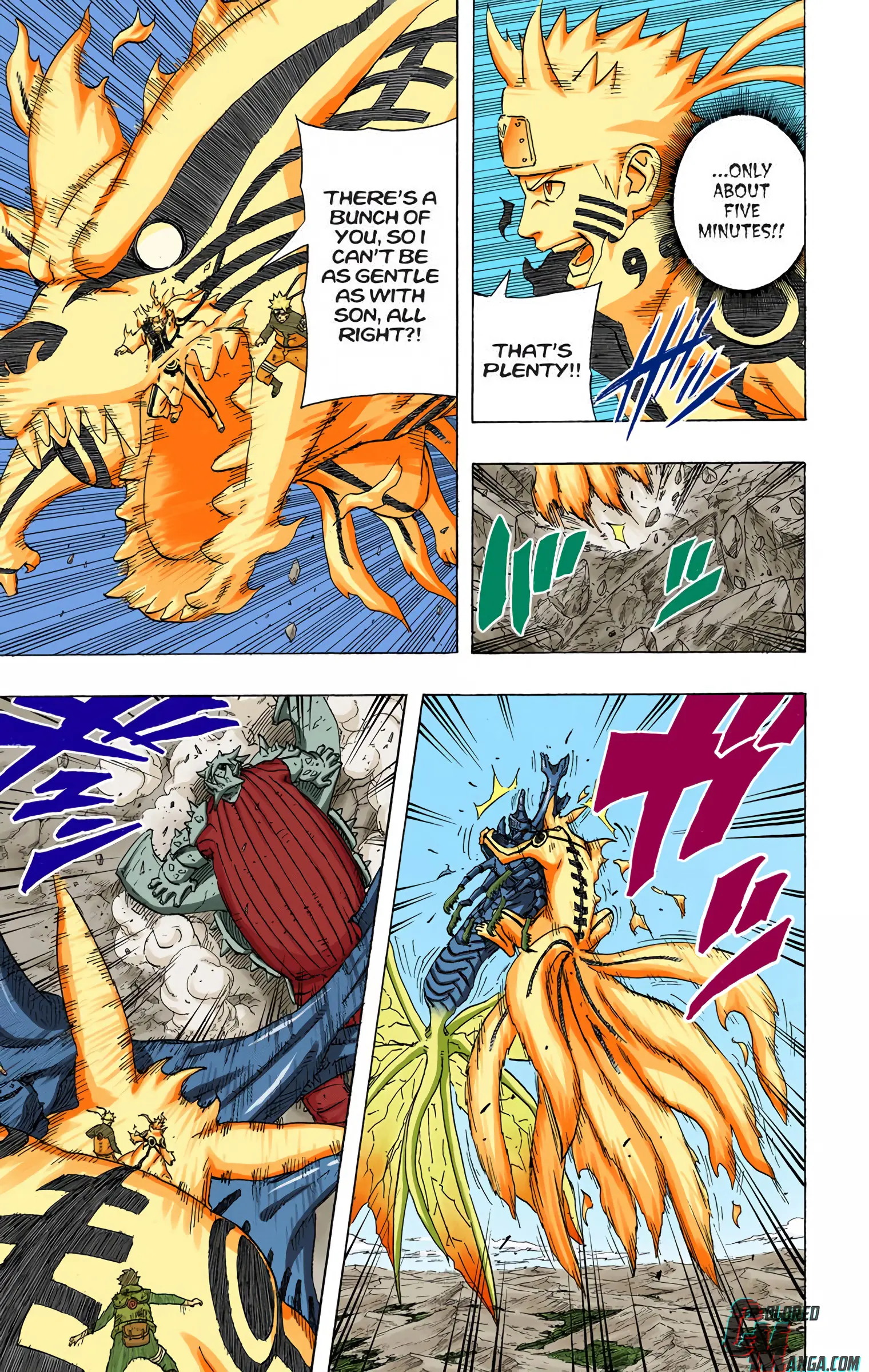 Naruto Colored Manga Online, chapter 571, page 7