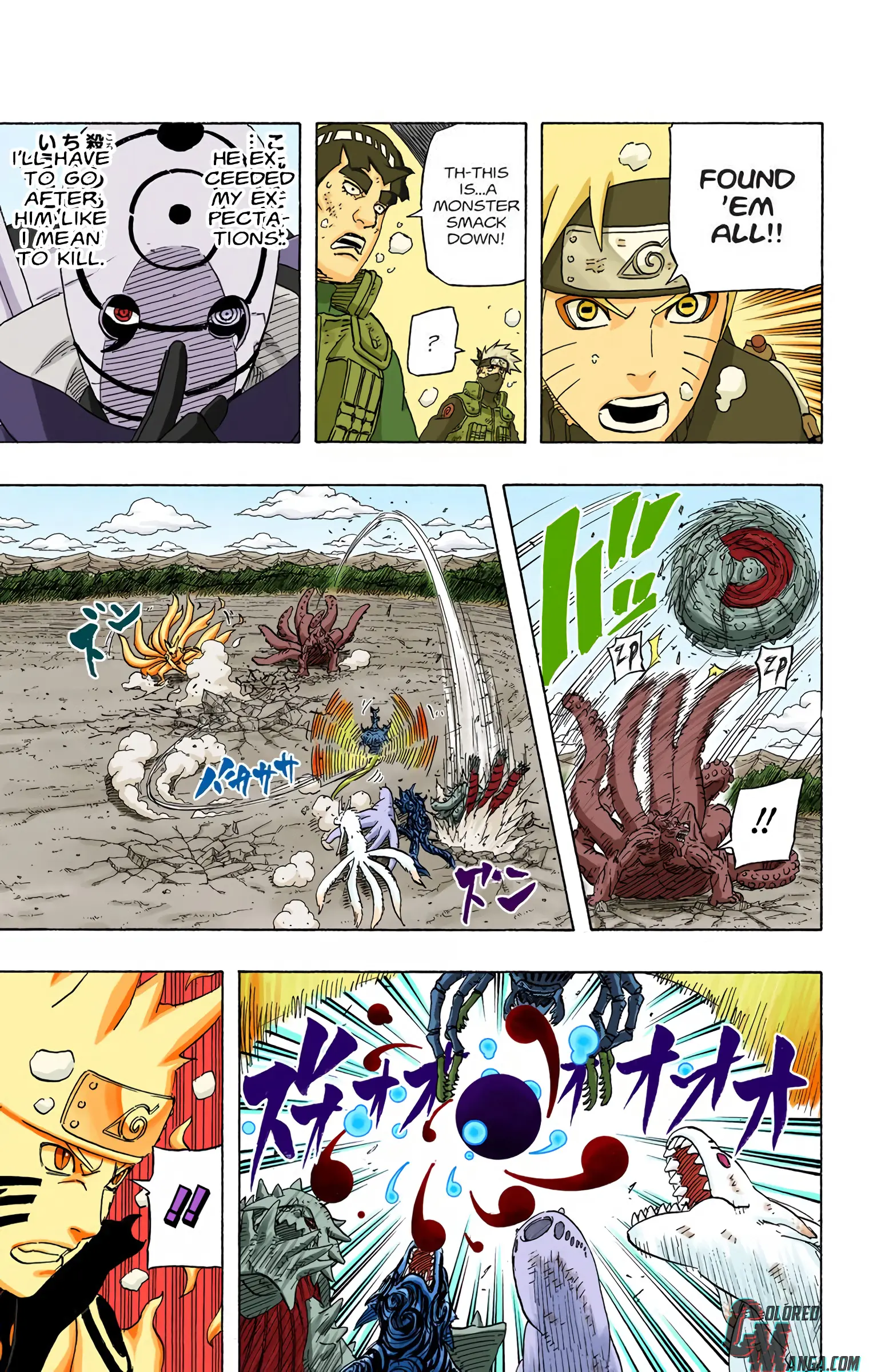 Naruto Colored Manga Online, chapter 571, page 11
